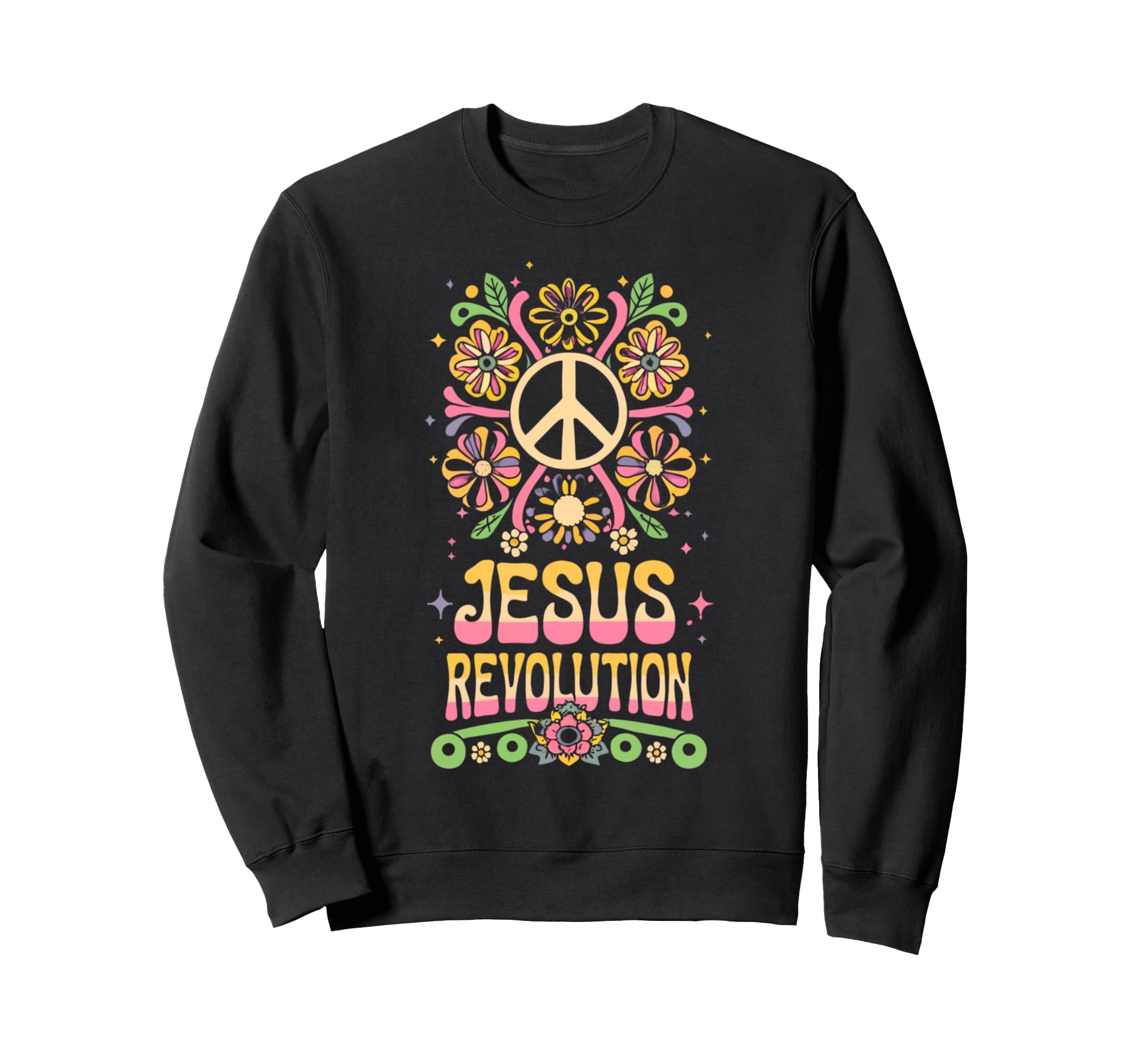 Jesus Revolution Christian Faith Sweatshirt - Aesthetic Graphic for Adults - T-Shirt, Sweatshirt, Hoodie
