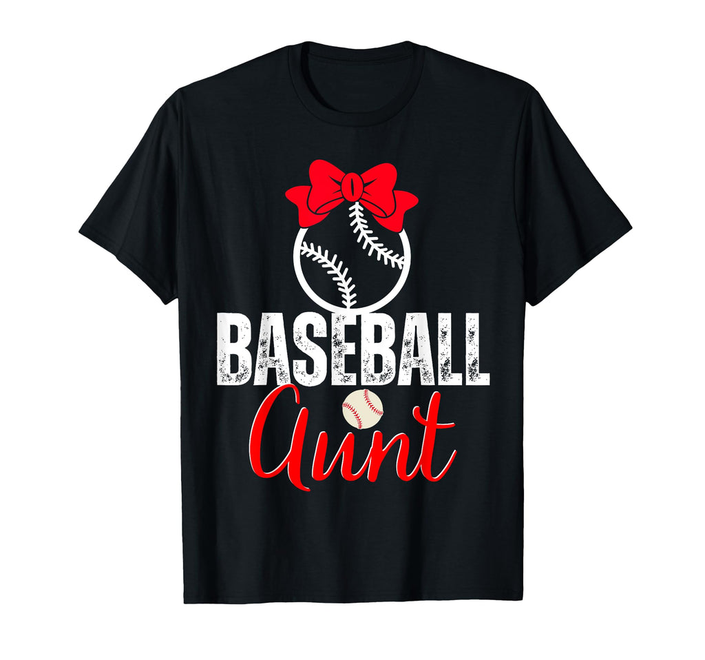 Baseball Aunt Family Matching Aunt T-Shirt - Graphic Print for Adults - T-Shirt, Sweatshirt, Hoodie