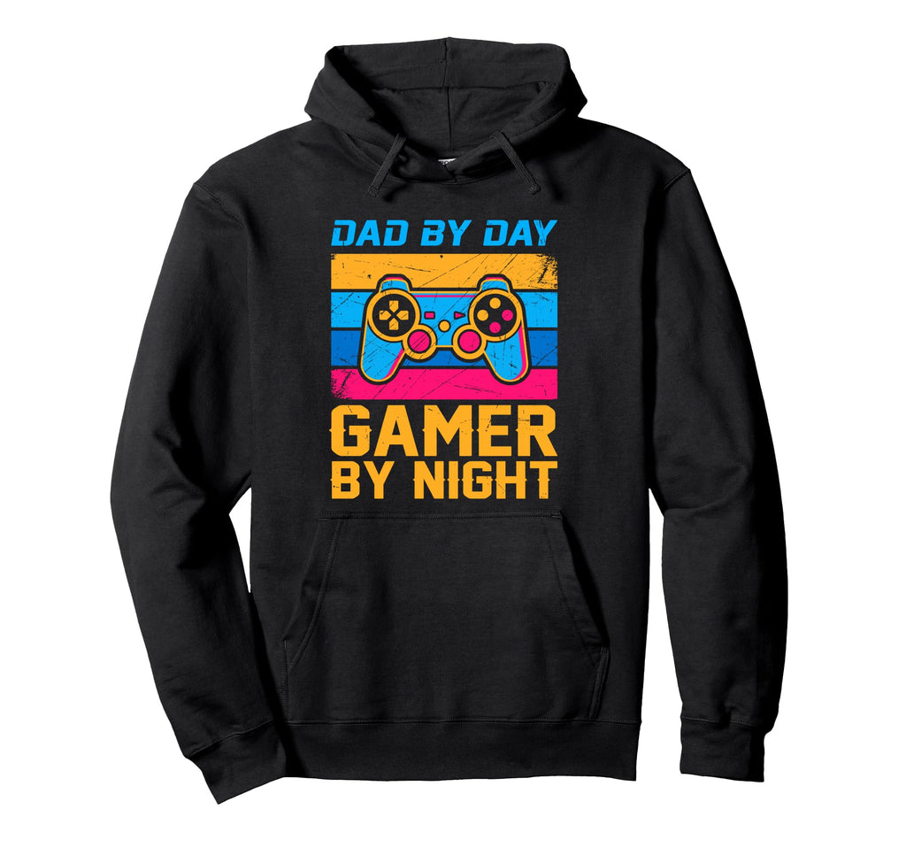 Dad Day Gamer Night Video Games Lover Hoodie - Novelty Apparel Unisex - T-Shirt, Sweatshirt, Hoodie