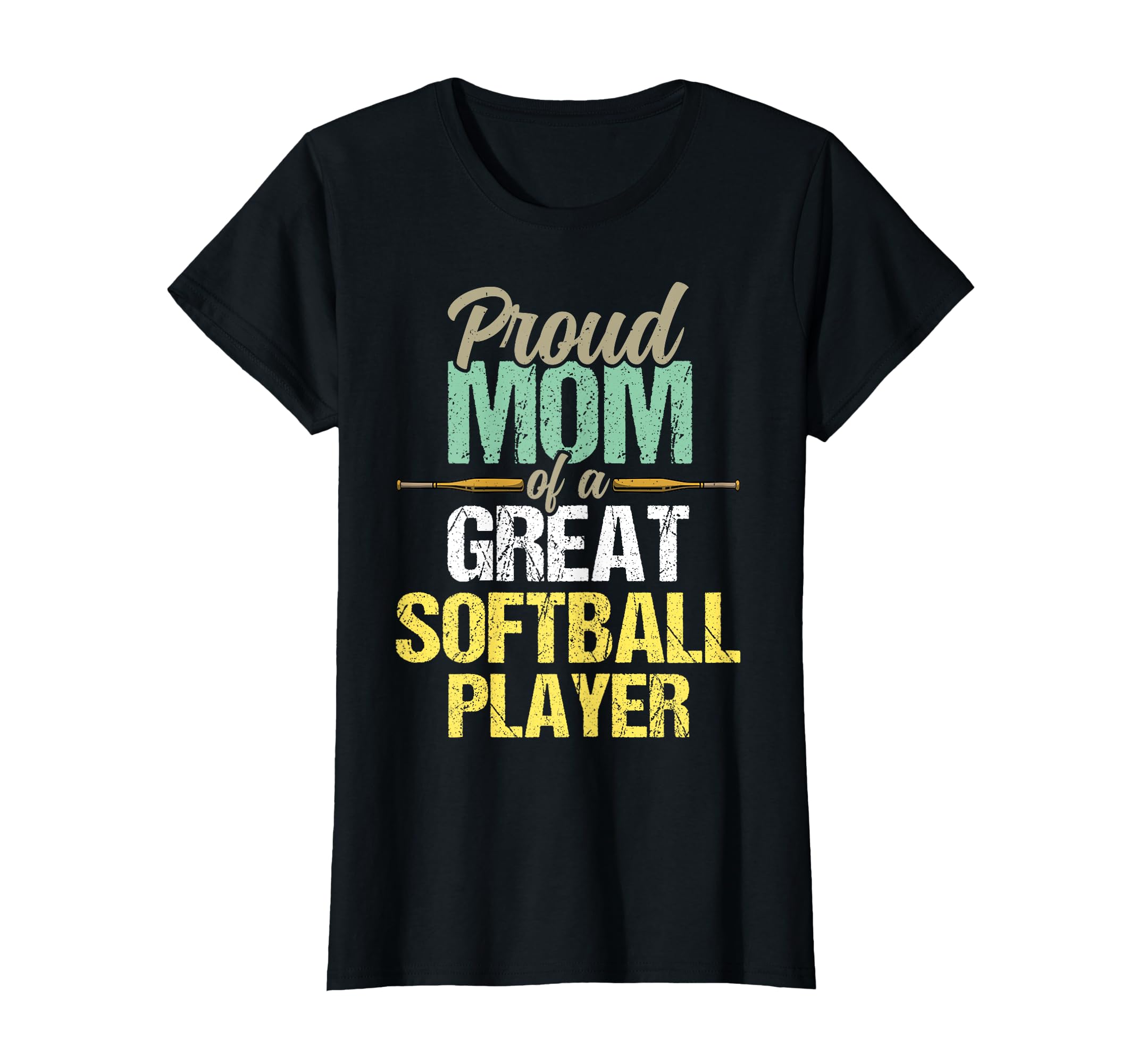 Proud Mom Great Softball Player T-Shirt - Streetwear Style Men Women - T-Shirt, Sweatshirt, Hoodie