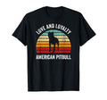 Love And Loyalty American Pitbull T-Shirt - Minimalist Print for Adults - T-Shirt, Sweatshirt, Hoodie
