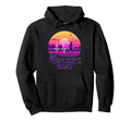 80S Vaporwave Aesthetic Heartbeat Runners Hoodie - Graphic Print Men Women - T-Shirt, Sweatshirt, Hoodie