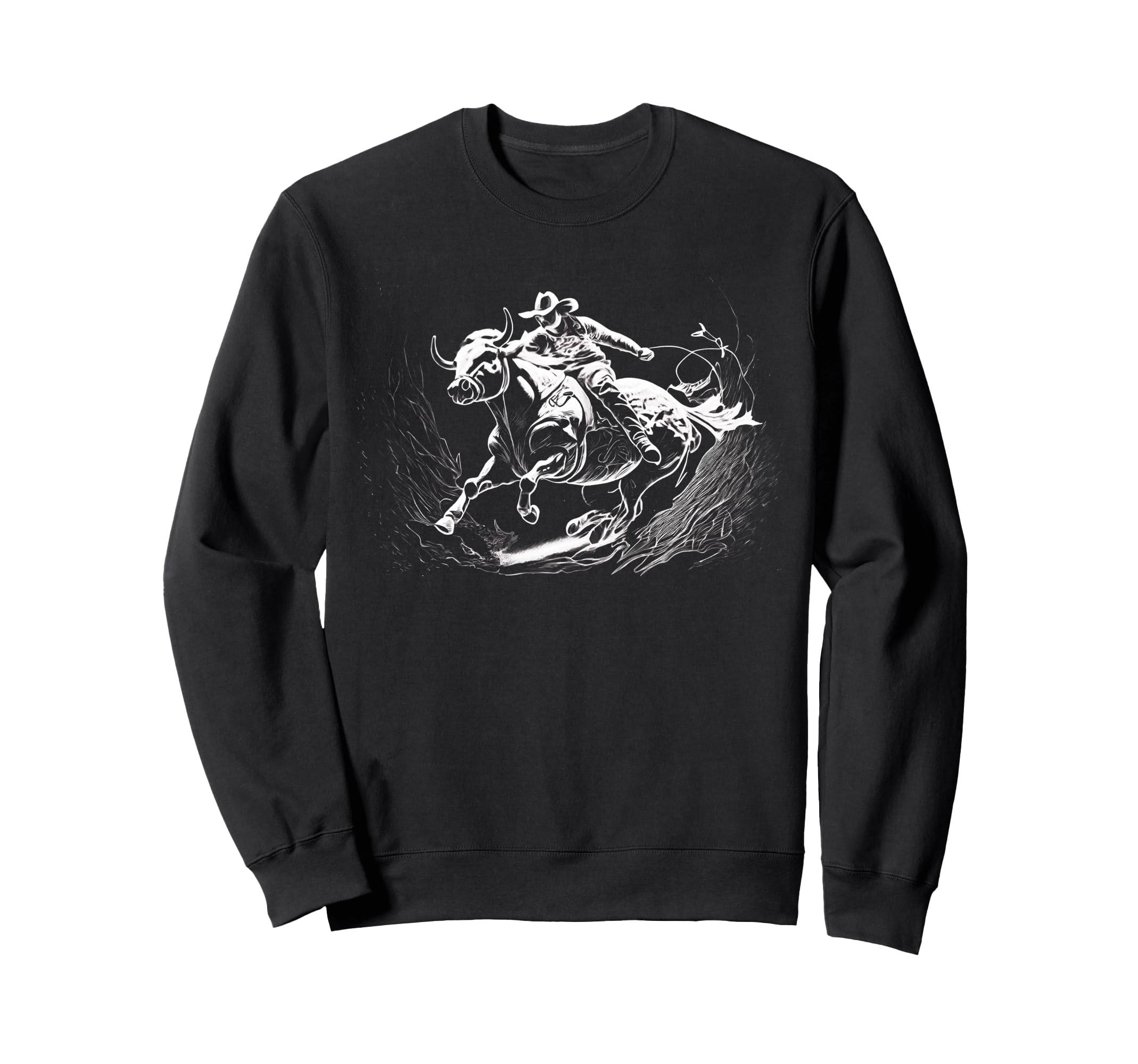 Cowboy Rodeo Horse Riding Usa Sweatshirt - Streetwear Style for Adults - T-Shirt, Sweatshirt, Hoodie