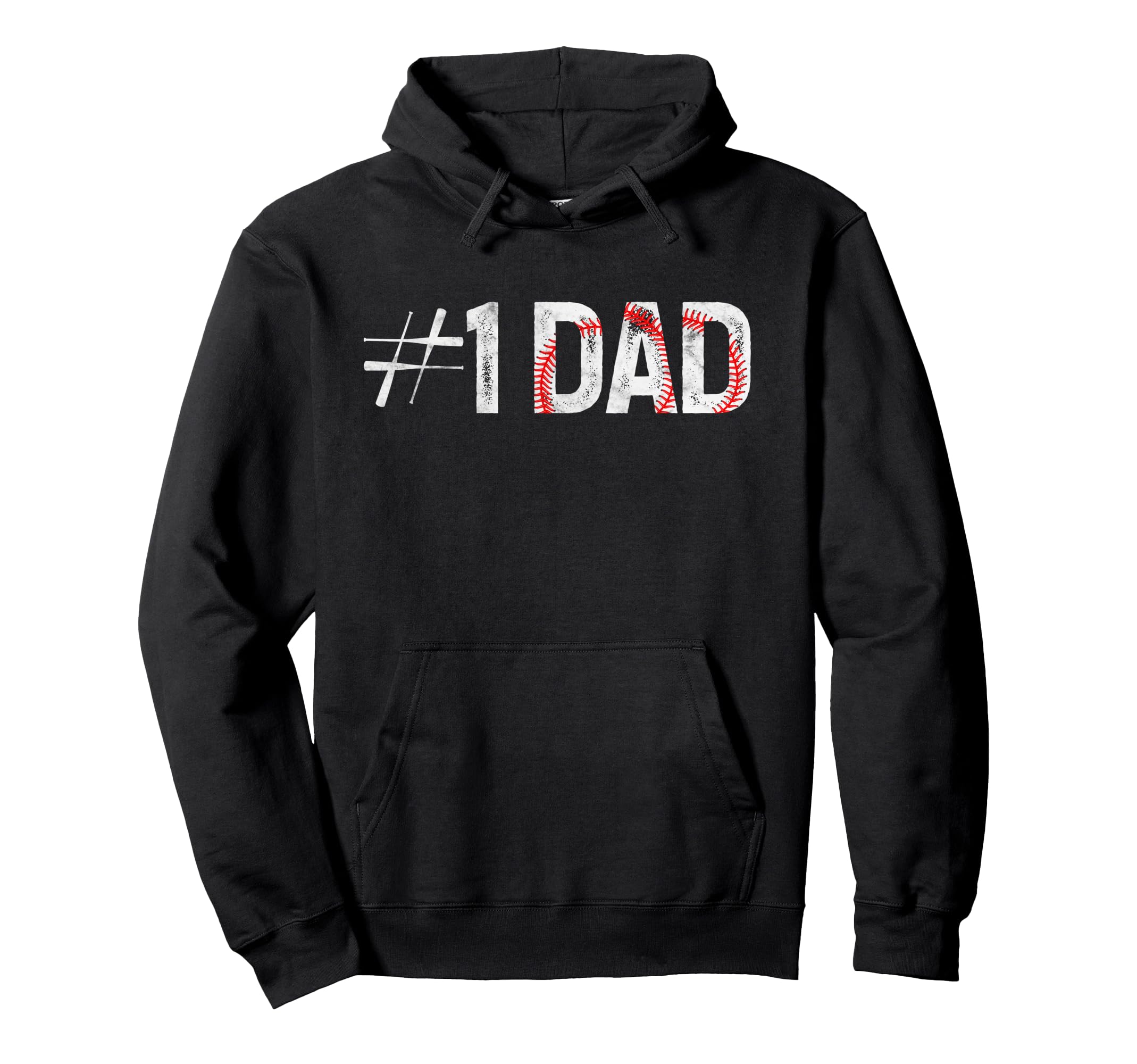 Baseball Player Funny Number One Hoodie - Minimalist Print for Adults - T-Shirt, Sweatshirt, Hoodie