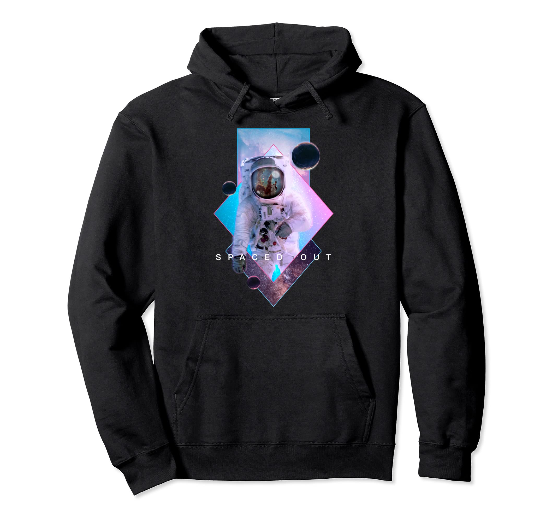 Spaced Out Astronaut Aesthetic Hoodie - Novelty Apparel for Adults - T-Shirt, Sweatshirt, Hoodie
