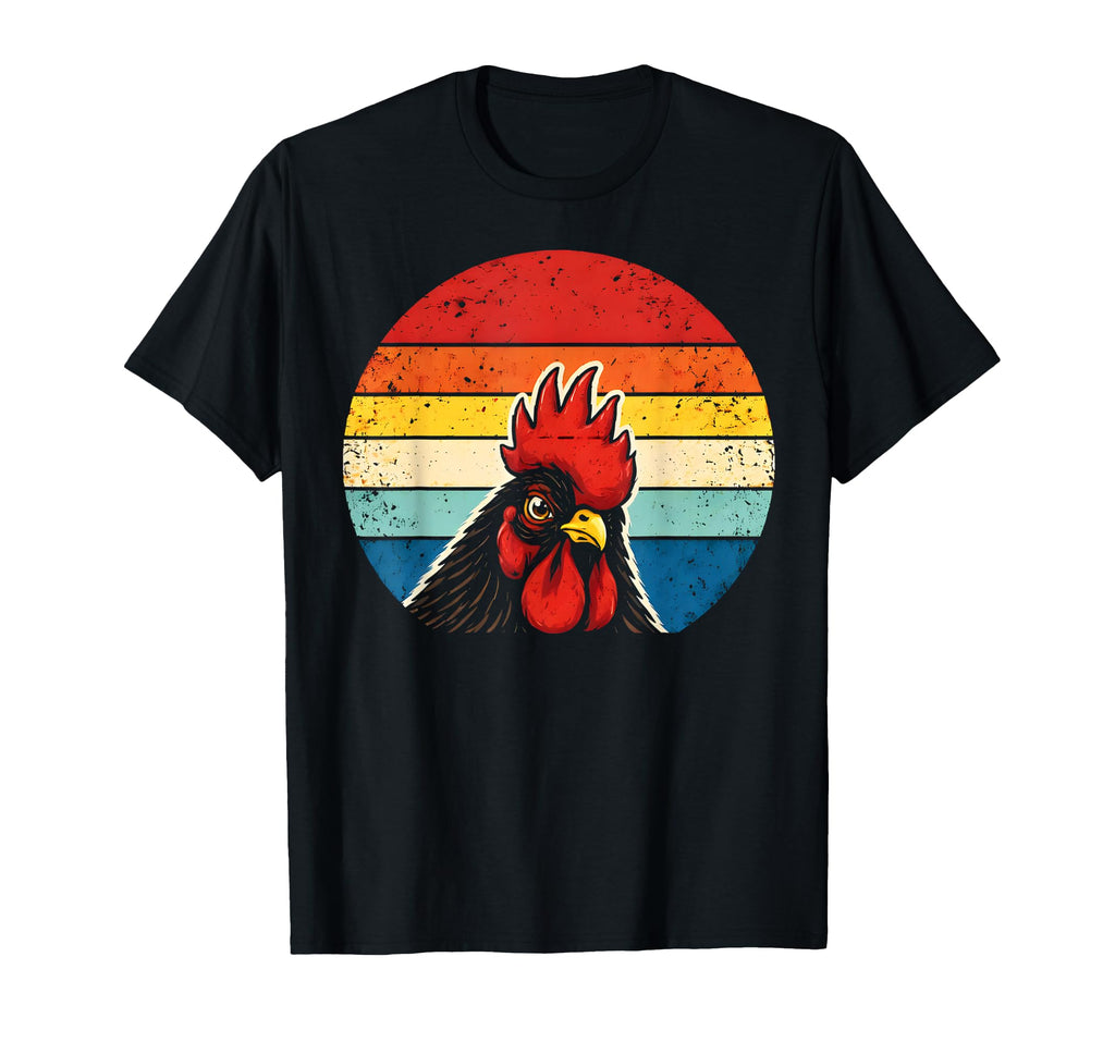 Rooster Sunset Farm Animal Lover T-Shirt - Streetwear Style Men Women - T-Shirt, Sweatshirt, Hoodie