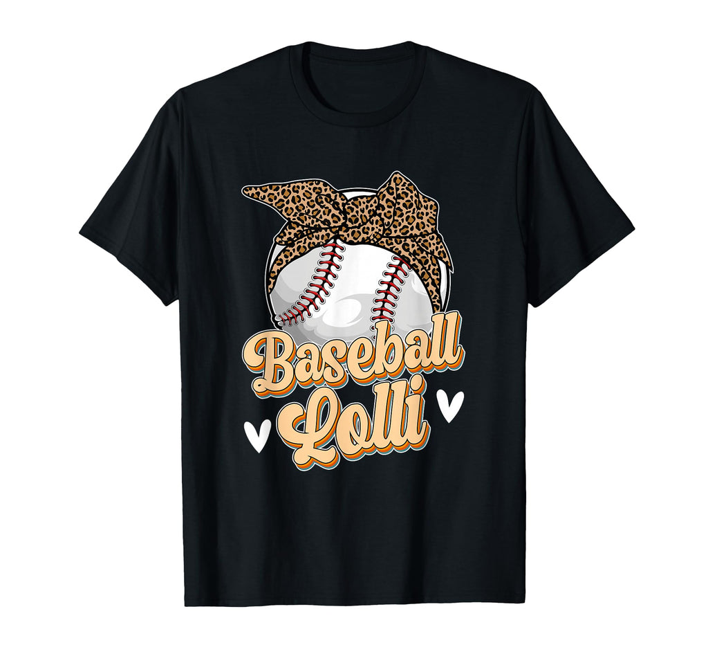 Baseball Lolli Leopard Grandma T-Shirt - Aesthetic Graphic for Adults - T-Shirt, Sweatshirt, Hoodie