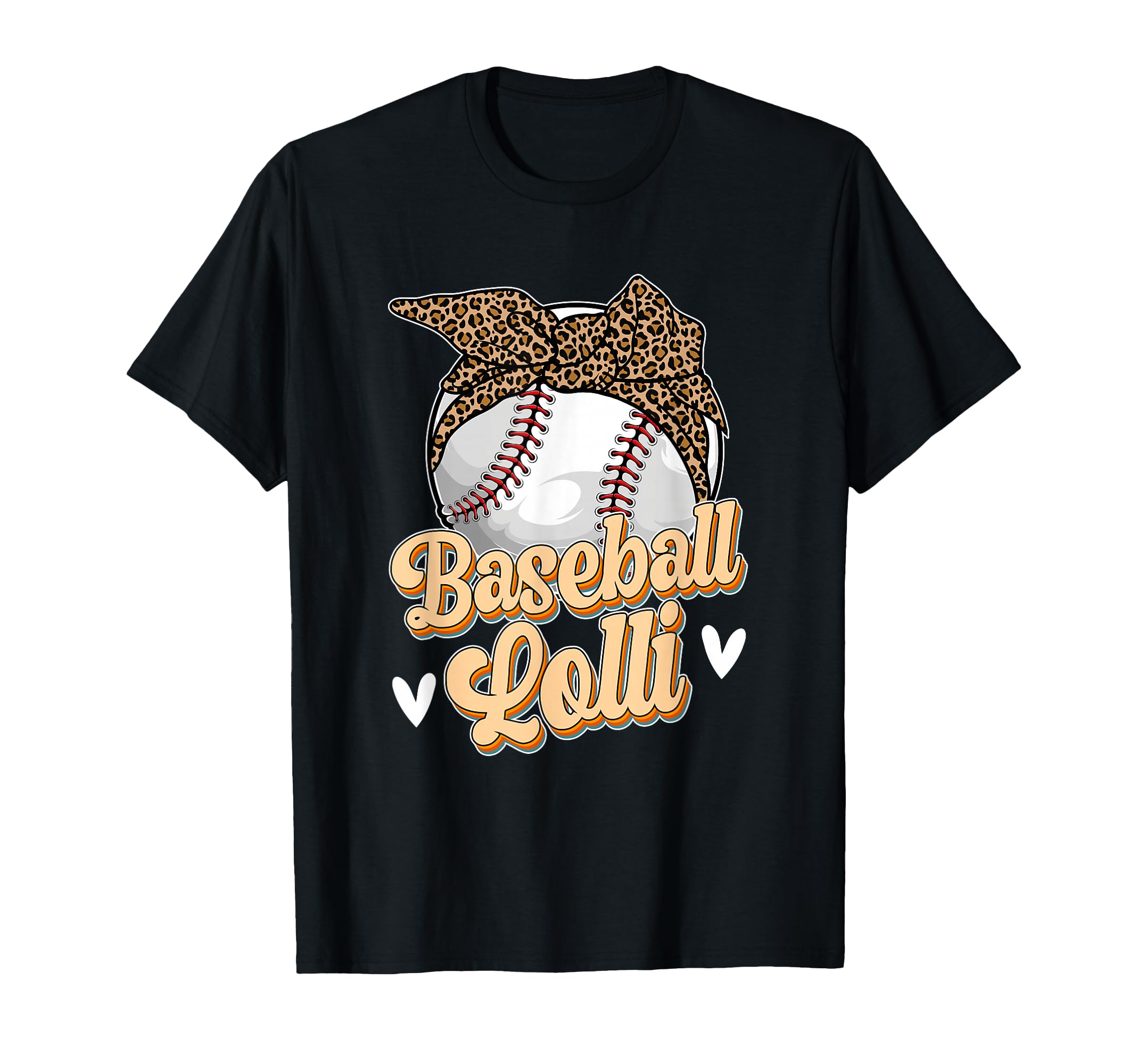 Baseball Lolli Leopard Grandma T-Shirt - Aesthetic Graphic for Adults - T-Shirt, Sweatshirt, Hoodie