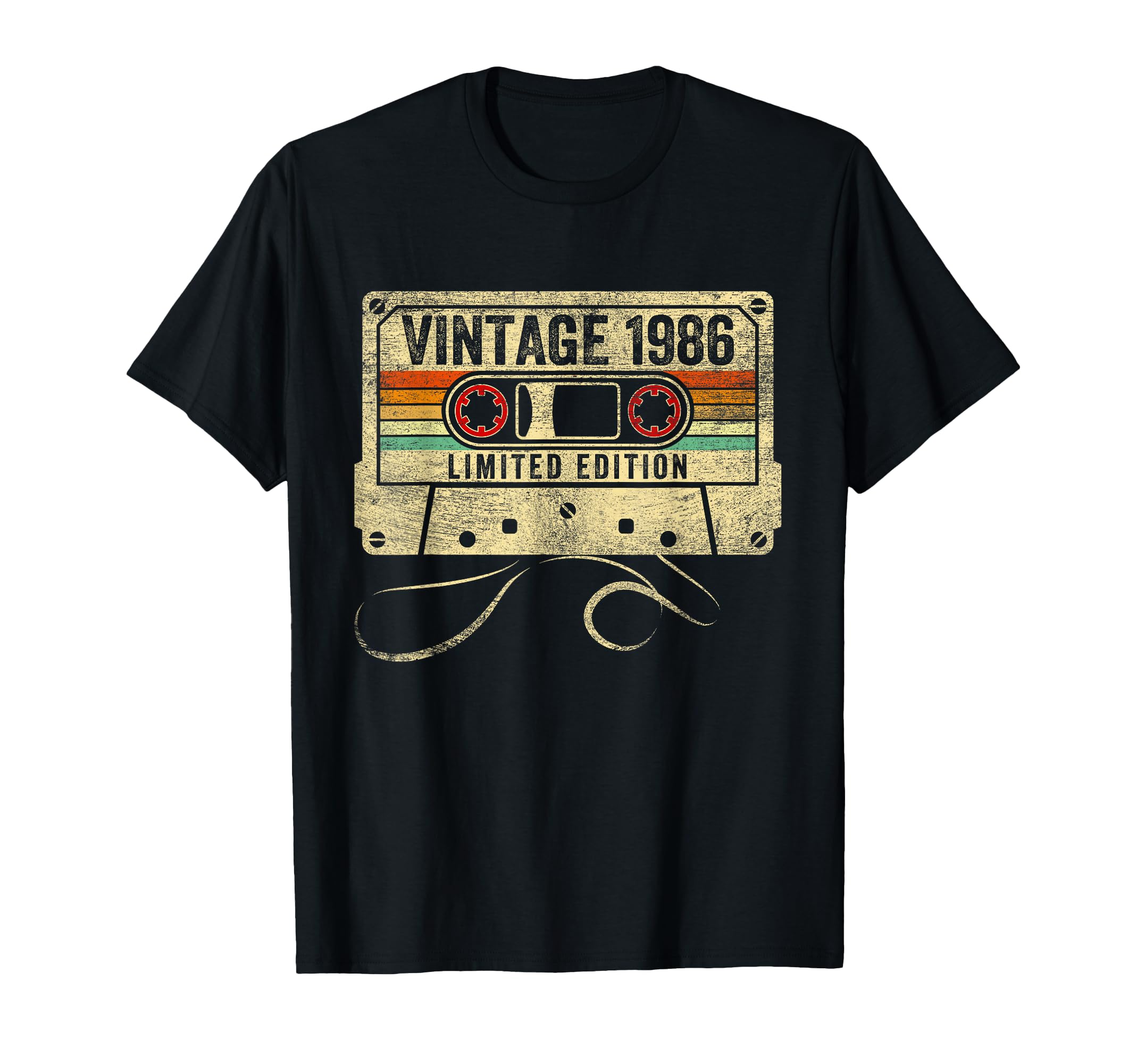 1986 40Th Birthday Cassette Tape T-Shirt - Minimalist Print Men Women - T-Shirt, Sweatshirt, Hoodie
