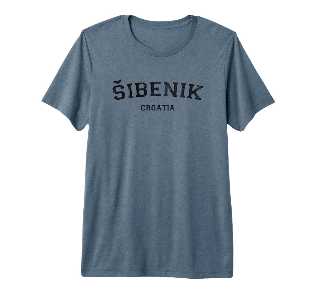Mens Varsity Sibenik Croatia T-Shirt - Novelty Apparel Unisex - T-Shirt, Sweatshirt, Hoodie