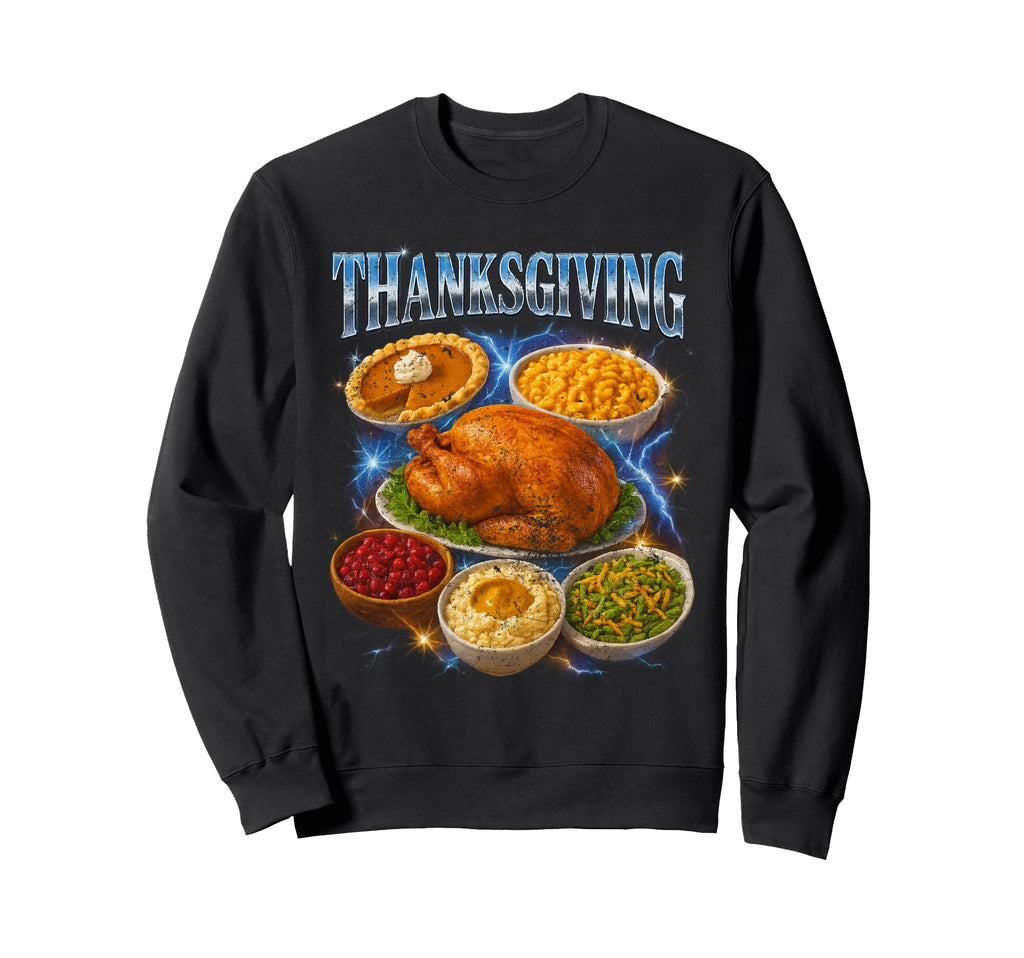 Awesome Thanksgiving 90S 2000S Sweatshirt - Aesthetic Graphic Men Women - T-Shirt, Sweatshirt, Hoodie