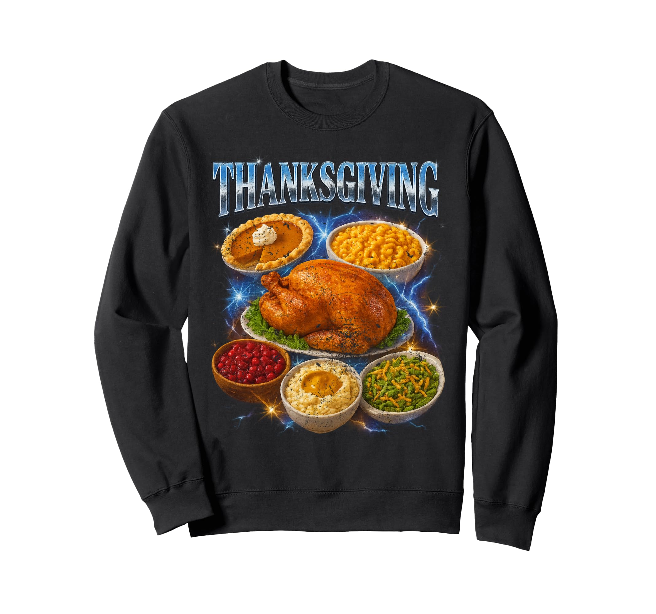 Awesome Thanksgiving 90S 2000S Sweatshirt - Aesthetic Graphic Men Women - T-Shirt, Sweatshirt, Hoodie