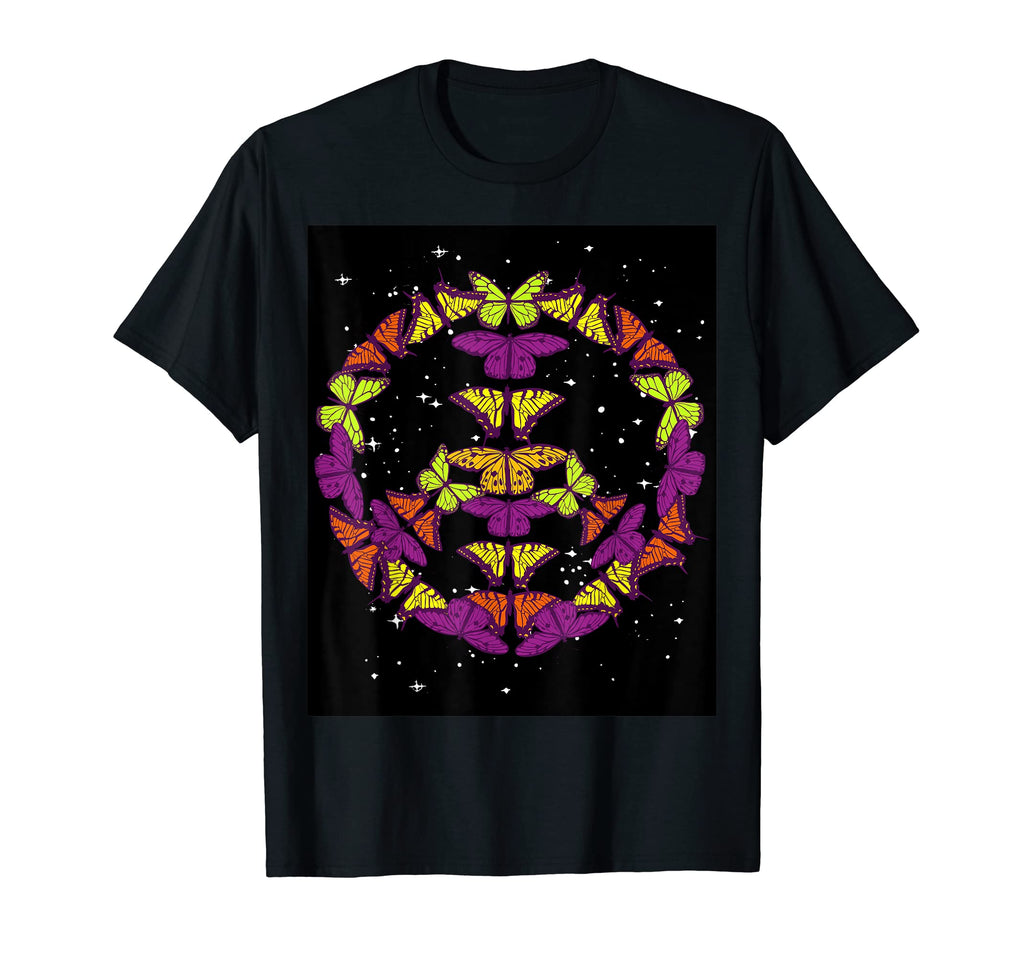 Butterfly Peace Sign Lower Power Sign T-Shirt - Novelty Apparel Men Women - T-Shirt, Sweatshirt, Hoodie
