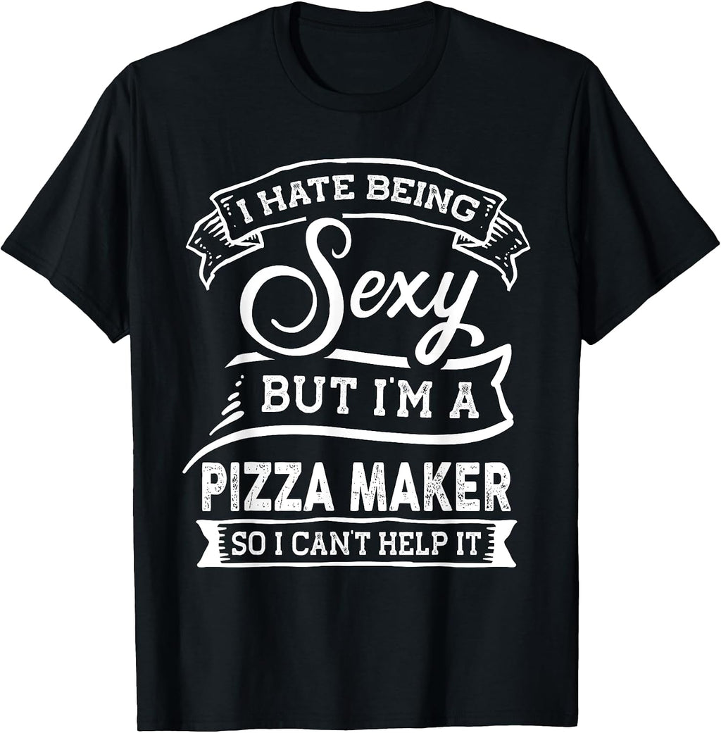 Funny Pizza Maker Dad Mom Merch - Adult & Kids T-Shirts, Sweatshirts & Hoodies apparel design preview 1