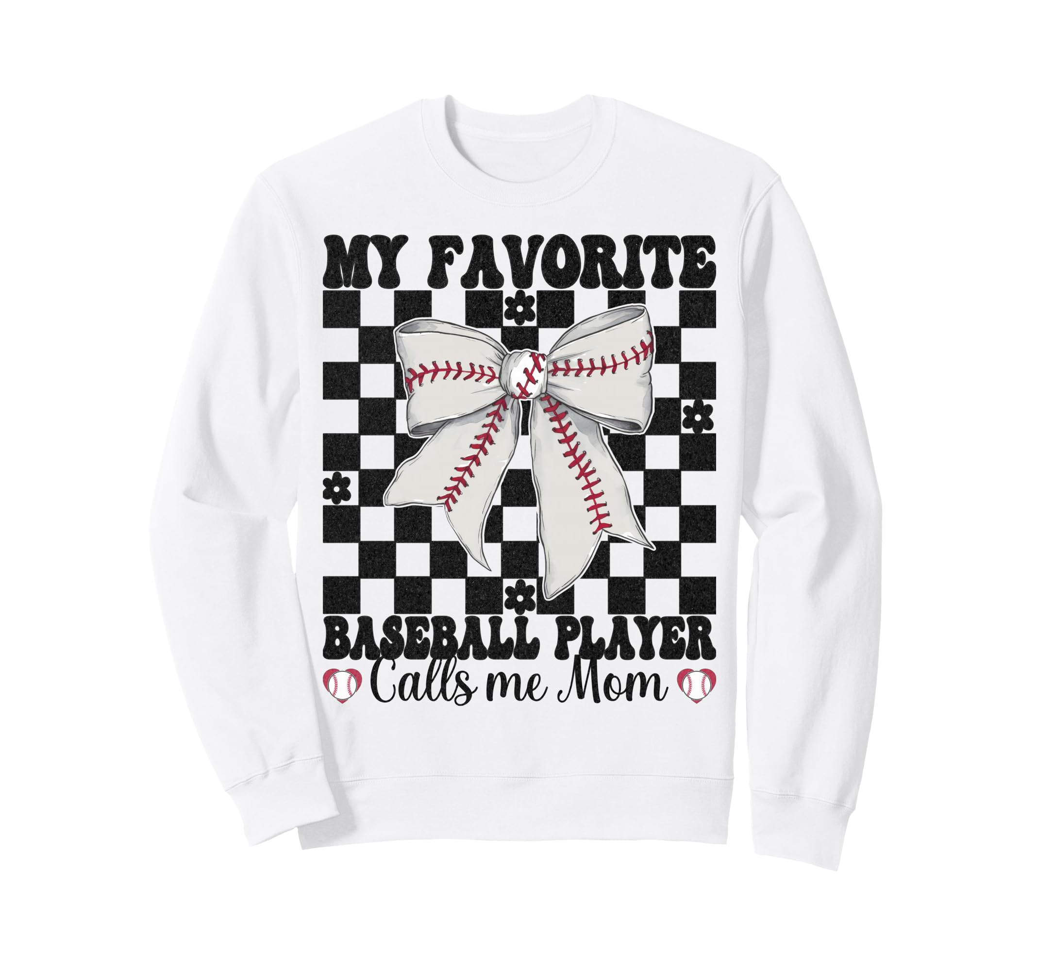My Favorite Baseball Player Calls Me Sweatshirt - Aesthetic Graphic Unisex - T-Shirt, Sweatshirt, Hoodie
