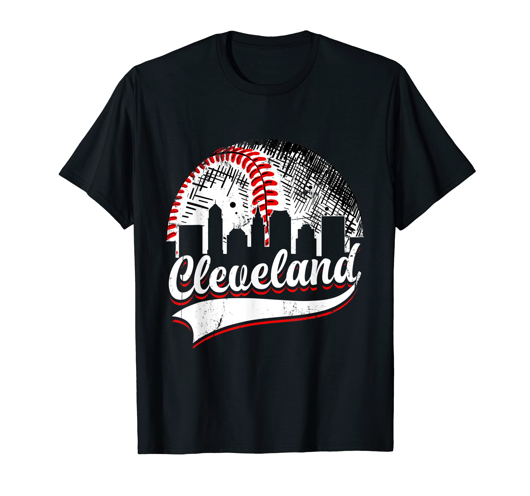 Cleveland Baseball Lover Game Day T-Shirt - Custom Art Print Unisex - T-Shirt, Sweatshirt, Hoodie
