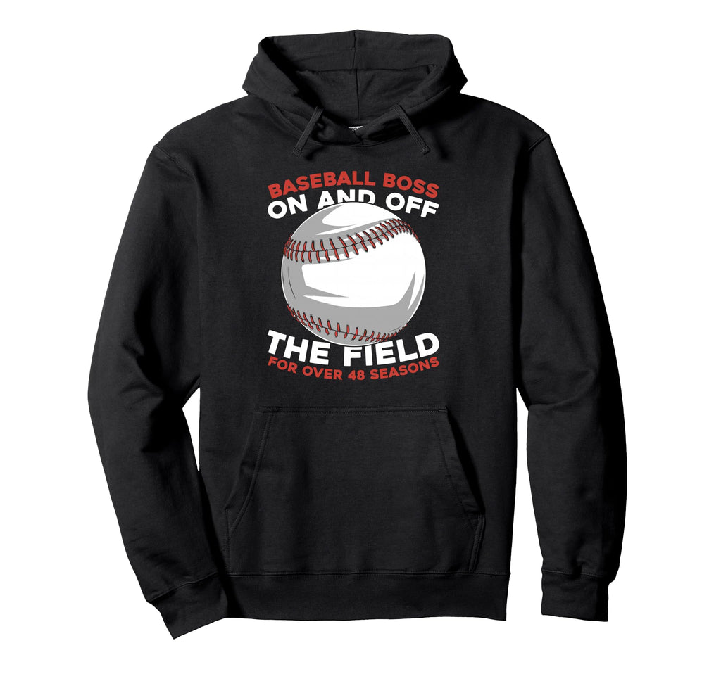 48Th Birthday Sport Team Baseball Hoodie - Aesthetic Graphic for Adults - T-Shirt, Sweatshirt, Hoodie