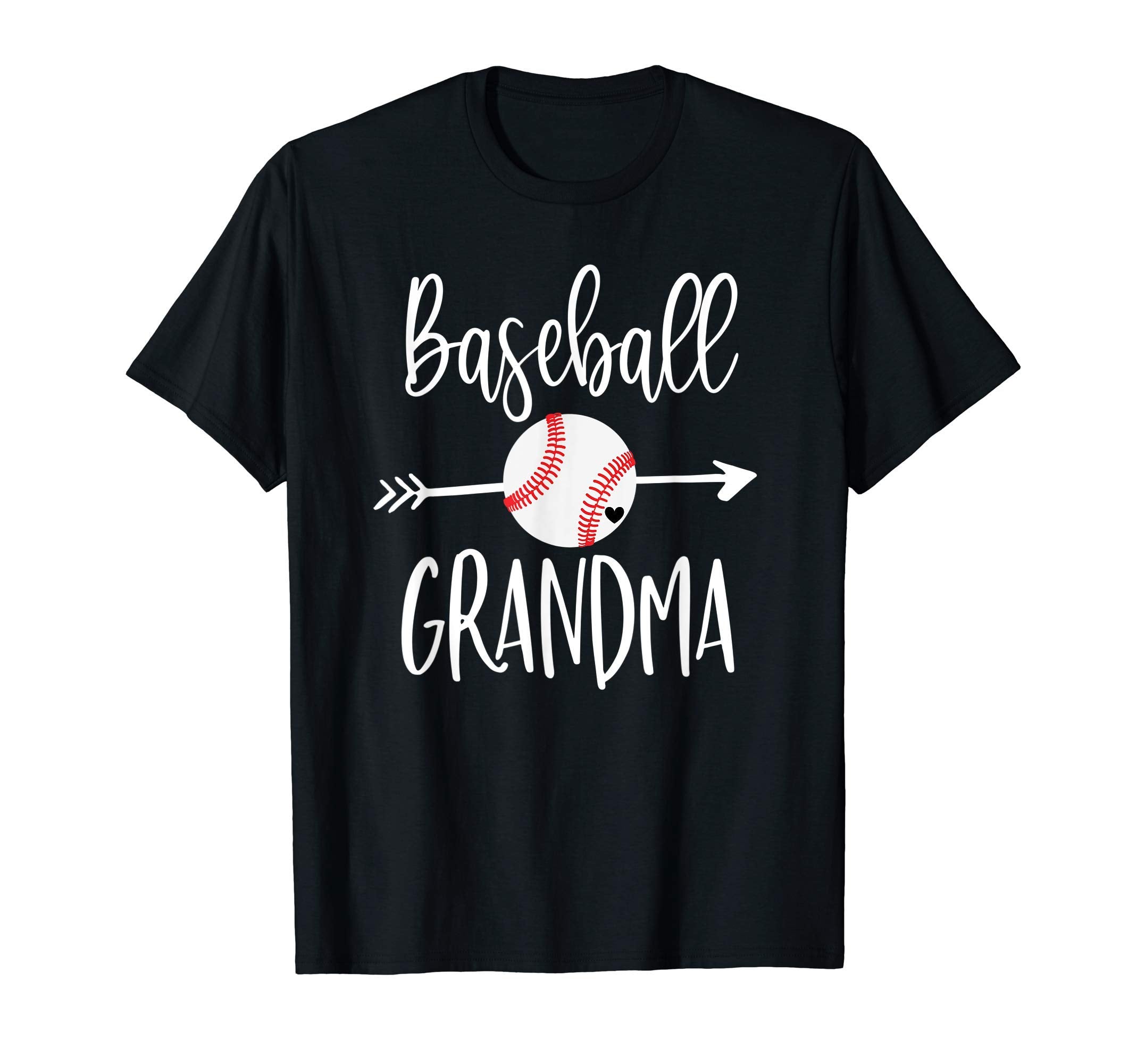 Baseball Grandma From Grandson Arrow T-Shirt - Minimalist Print for Adults - T-Shirt, Sweatshirt, Hoodie