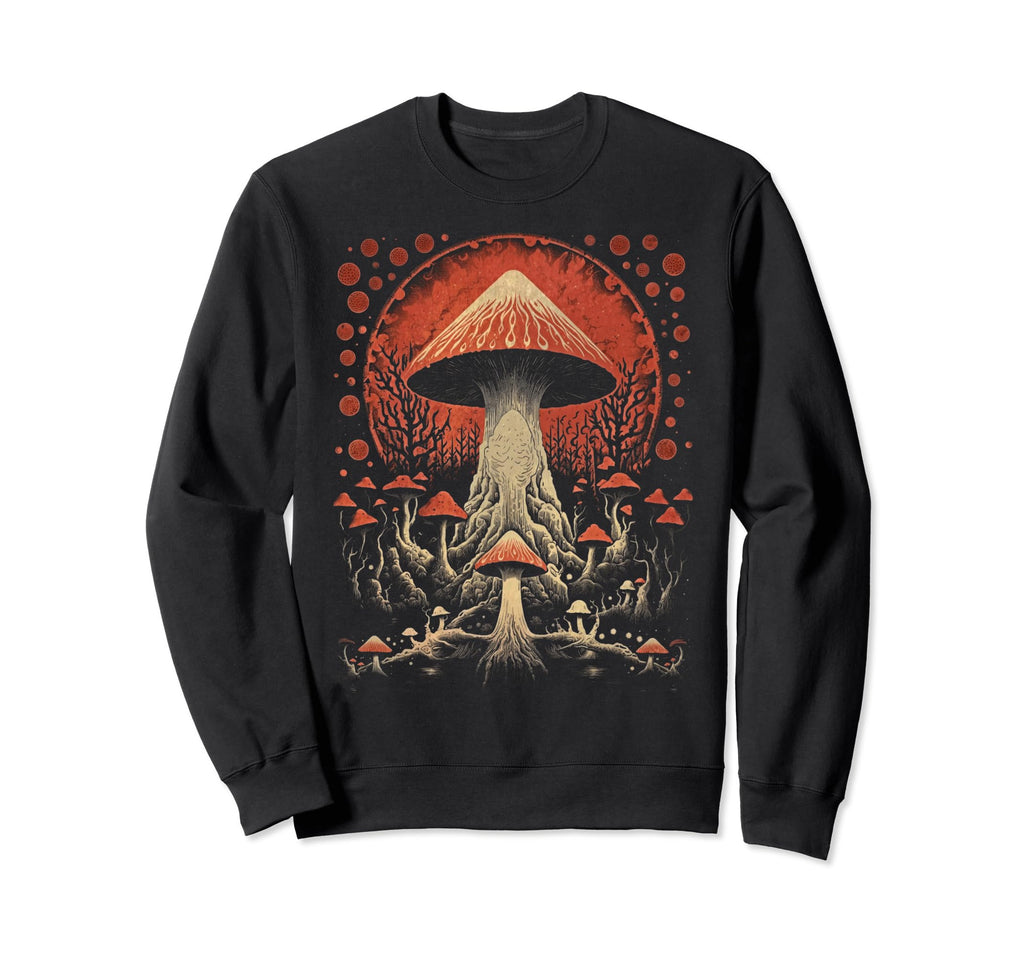 Mushroom Grunge Art 234 Sweatshirt - Custom Art Print for Adults - T-Shirt, Sweatshirt, Hoodie