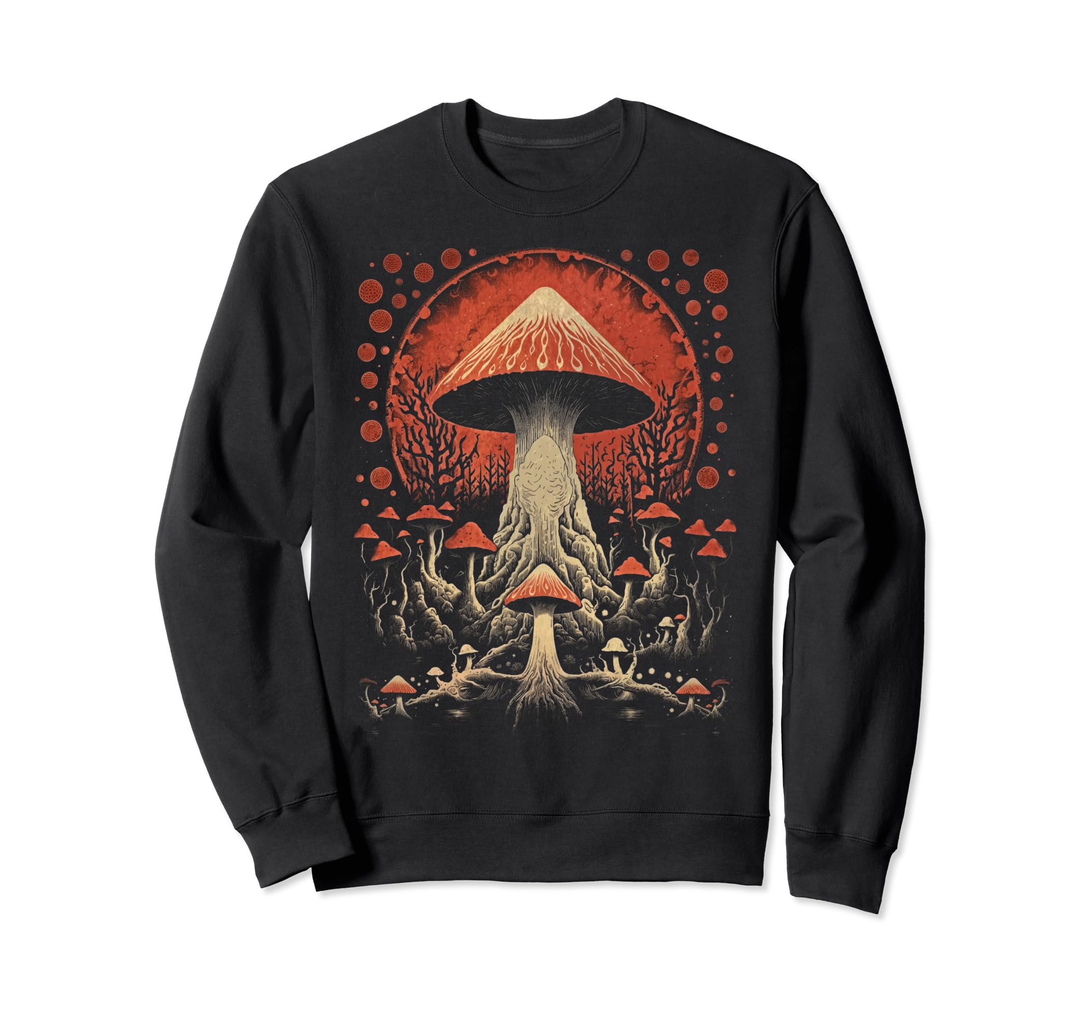 Mushroom Grunge Art 234 Sweatshirt - Custom Art Print for Adults - T-Shirt, Sweatshirt, Hoodie