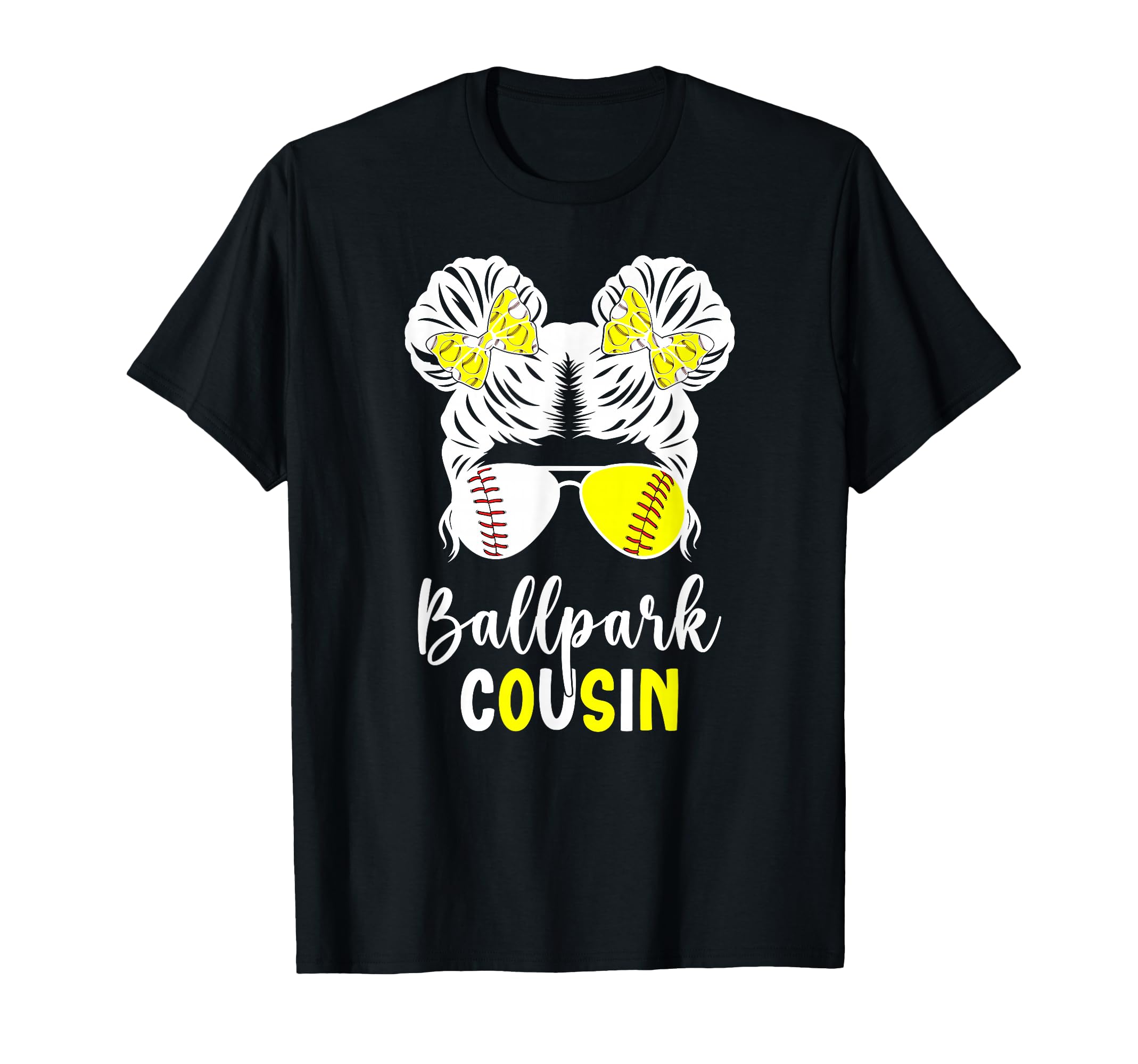 Ballpark Cousin Softball Baseball T-Shirt - Custom Art Print for Adults - T-Shirt, Sweatshirt, Hoodie