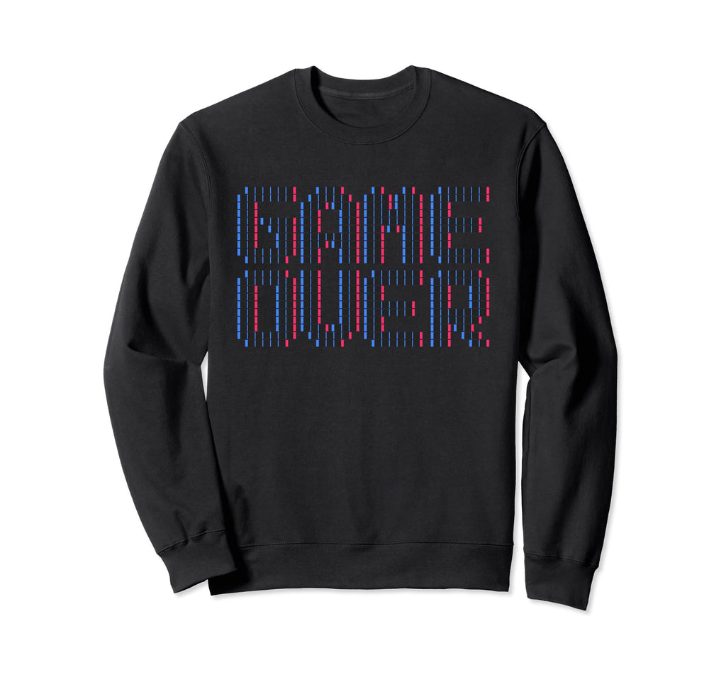 Game Over Video Games Gaming Gift Sweatshirt - Minimalist Print for Adults - T-Shirt, Sweatshirt, Hoodie