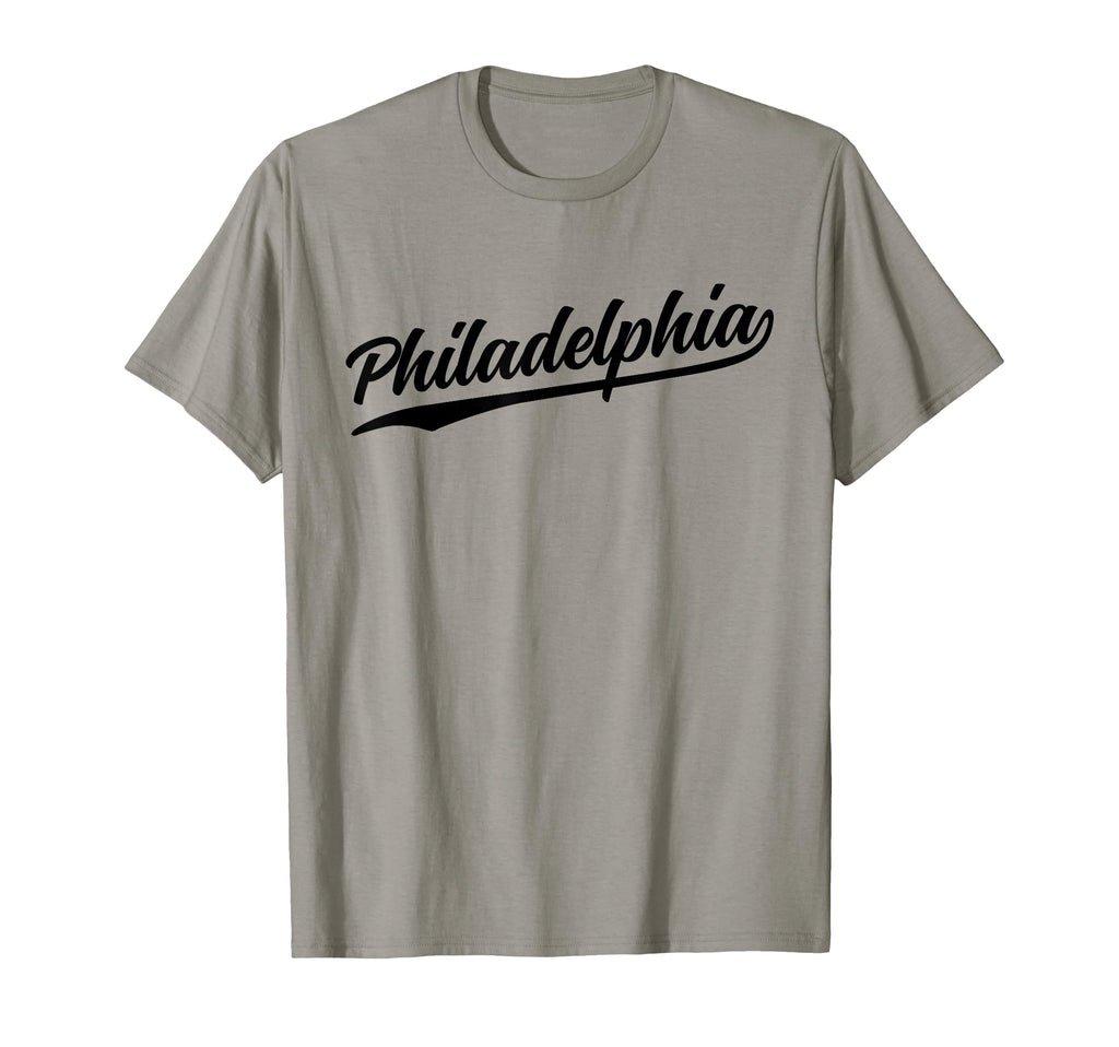 Philadelphia Pennsylvania Script 1970S T-Shirt - Trendy Graphic for Adults - T-Shirt, Sweatshirt, Hoodie