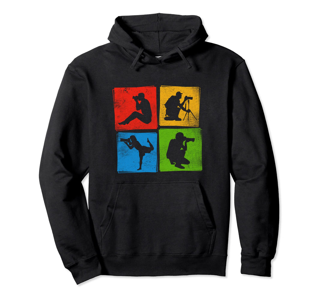 Photographer Positions Camera Photography Hoodie - Trendy Graphic Men Women - T-Shirt, Sweatshirt, Hoodie