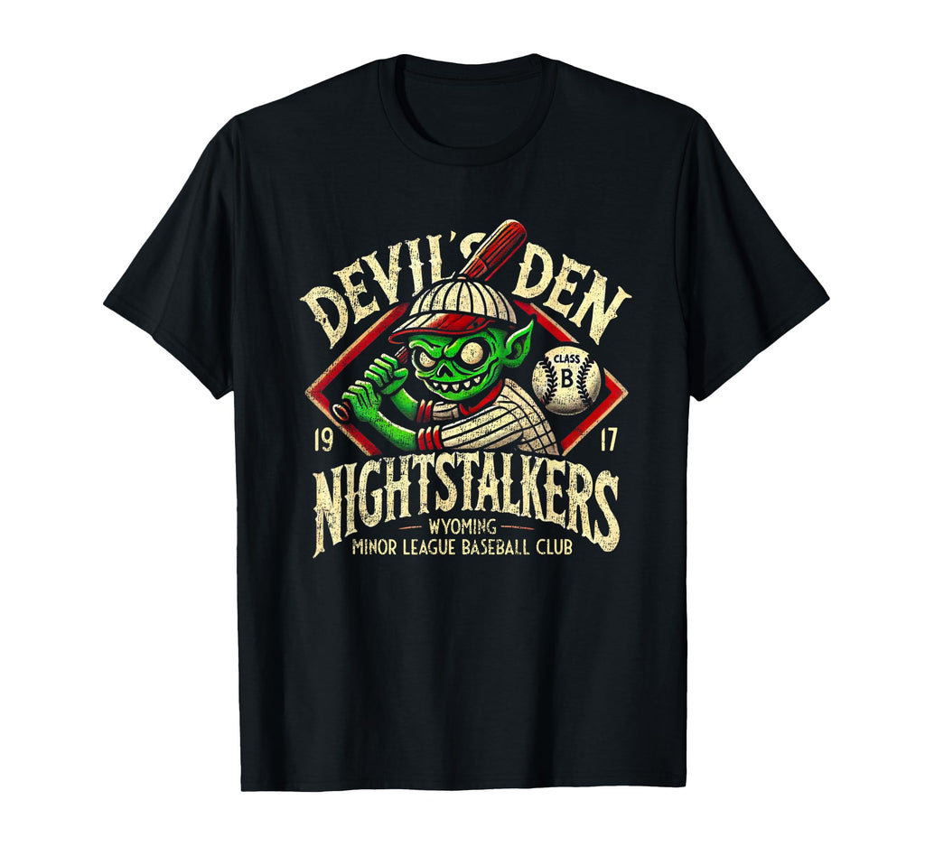 Halloween Devils Den Nightstalkers T-Shirt - Novelty Apparel Men Women - T-Shirt, Sweatshirt, Hoodie