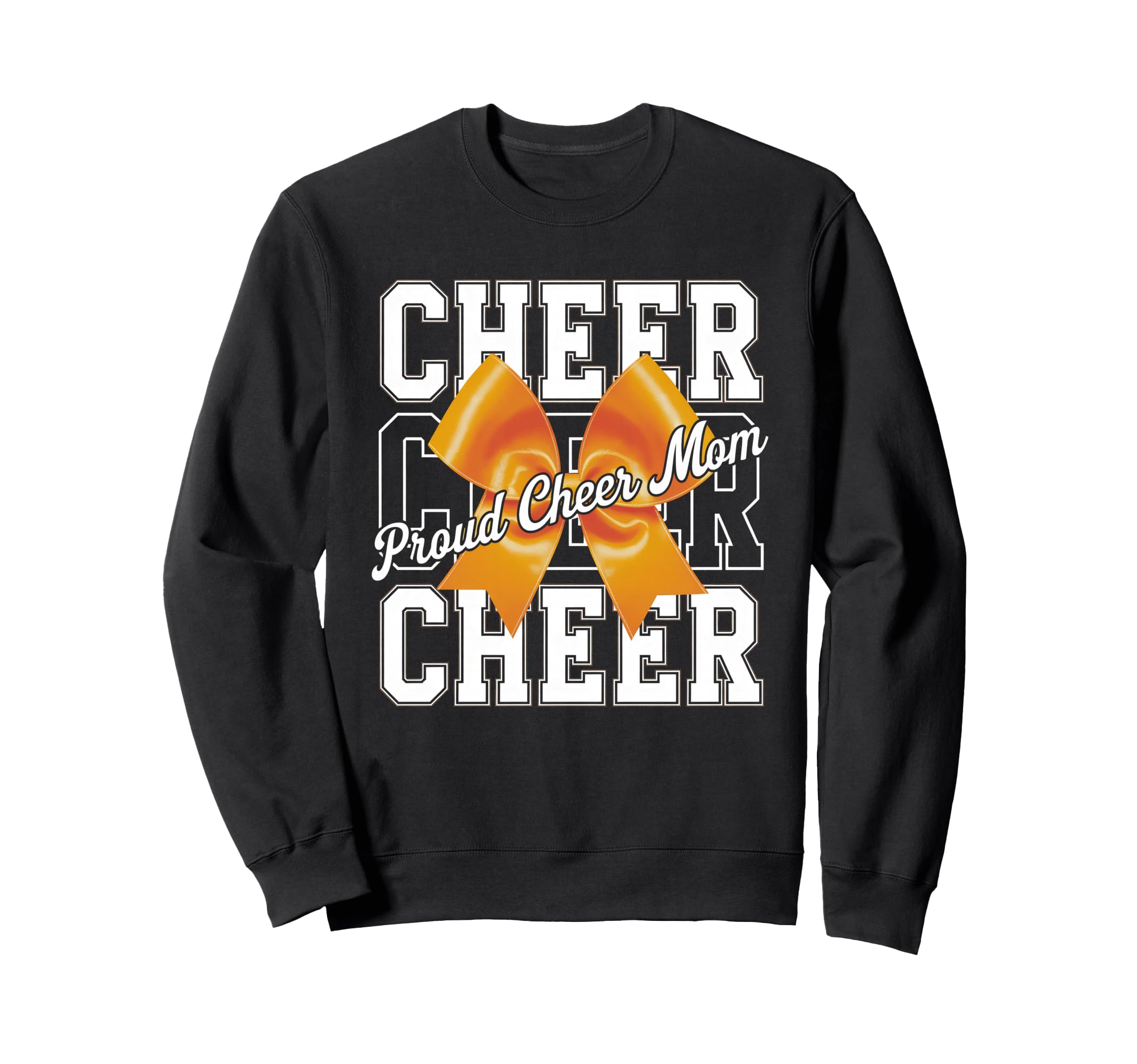 Cheer Mom Mother Bow Cheerleader Game Sweatshirt - Custom Art Print Unisex - T-Shirt, Sweatshirt, Hoodie