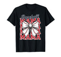 Baseball Mama Coquette Bow Game Day T-Shirt - Trendy Graphic Unisex - T-Shirt, Sweatshirt, Hoodie