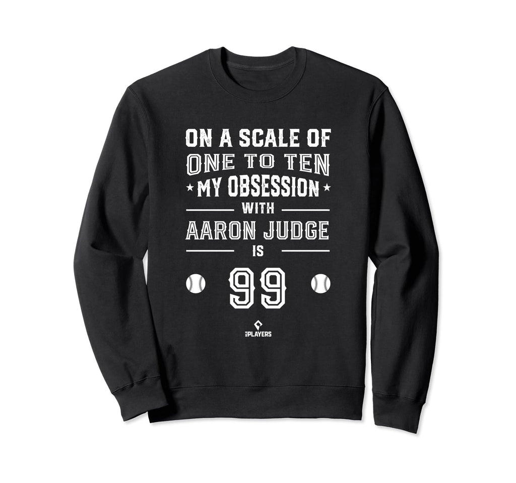 Aaron Judge Obsession Mlbpa New Sweatshirt - Trendy Graphic for Adults - T-Shirt, Sweatshirt, Hoodie