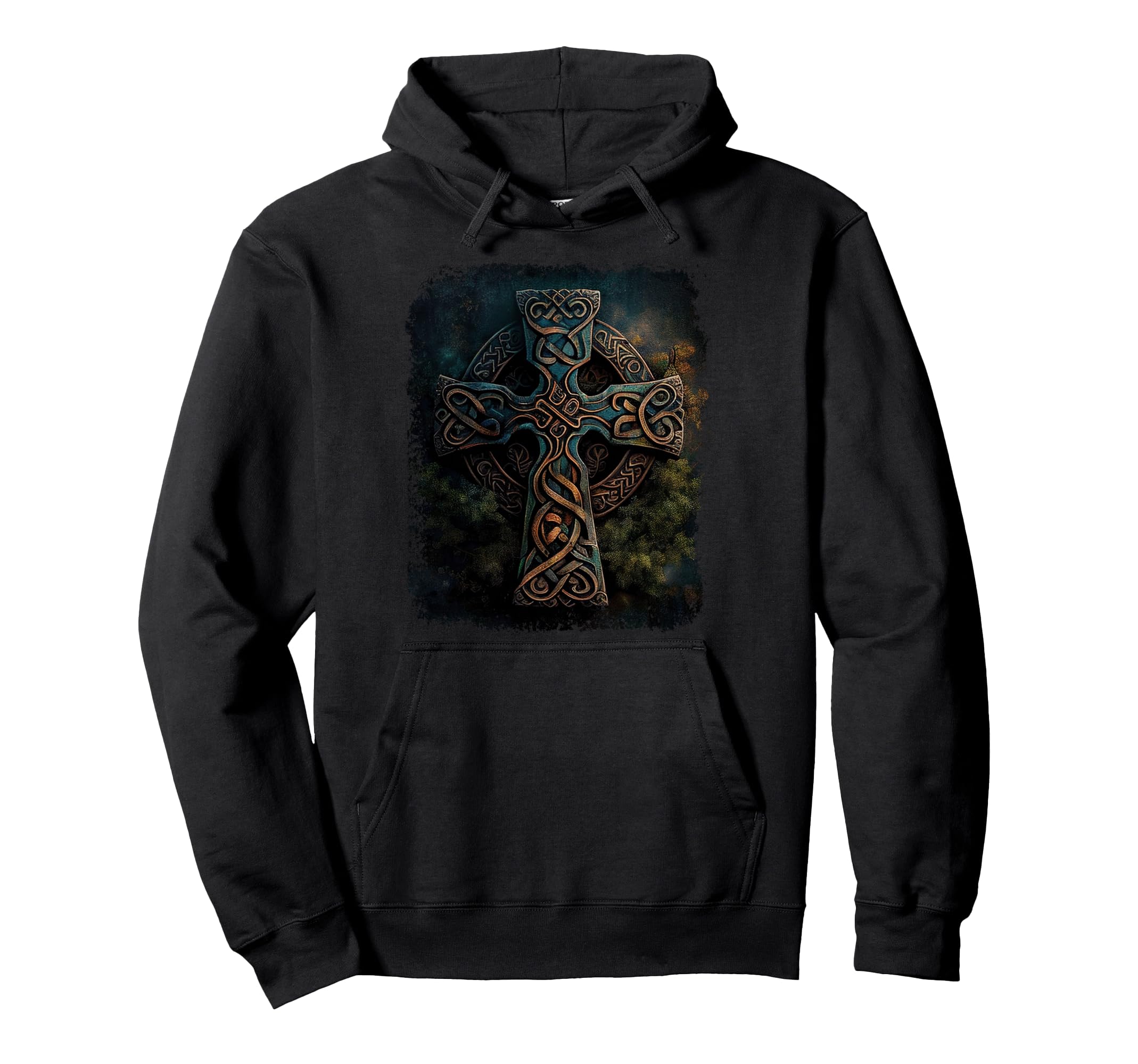 Celtic Cross Celtic Cross Hoodie - Minimalist Print Unisex - T-Shirt, Sweatshirt, Hoodie
