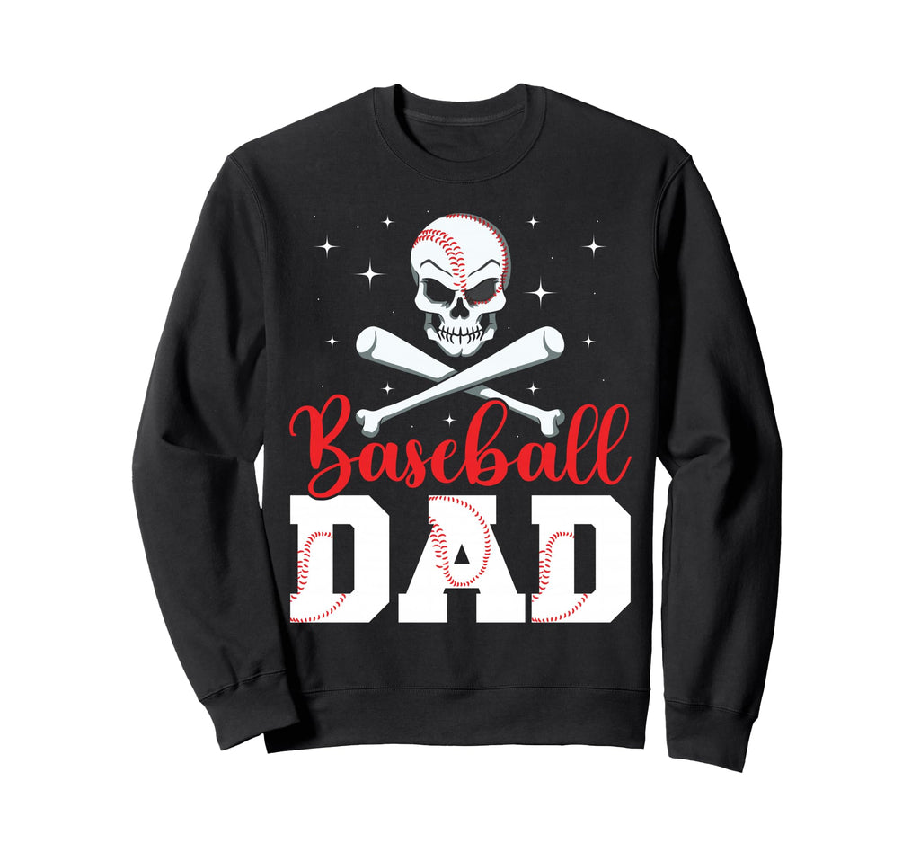 Baseball Dad Sweatshirt - Fun Novelty Design for Adults - T-Shirt, Sweatshirt, Hoodie