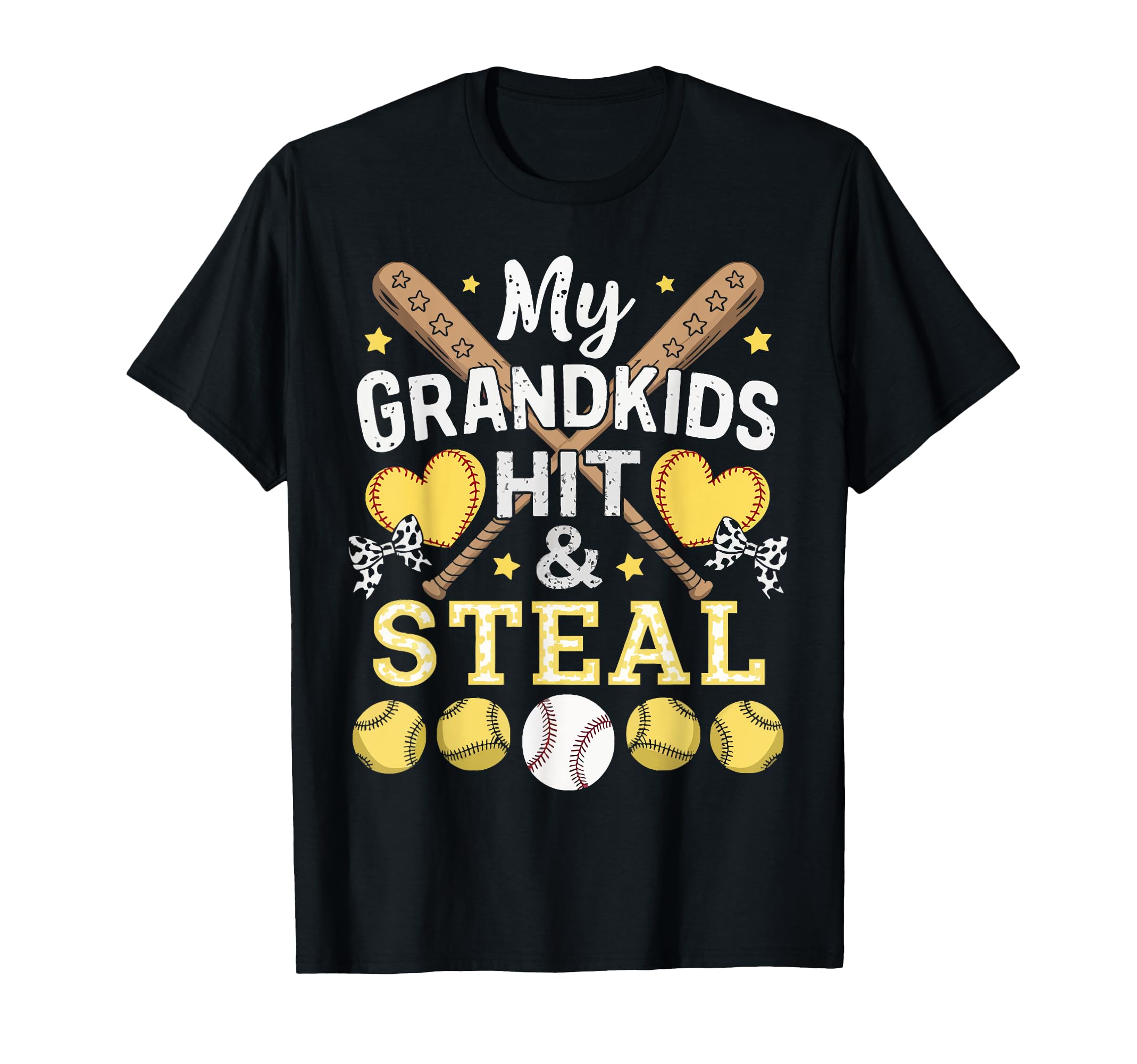 Baseball Grandma Grandmother Granny T-Shirt - Graphic Print for Adults - T-Shirt, Sweatshirt, Hoodie