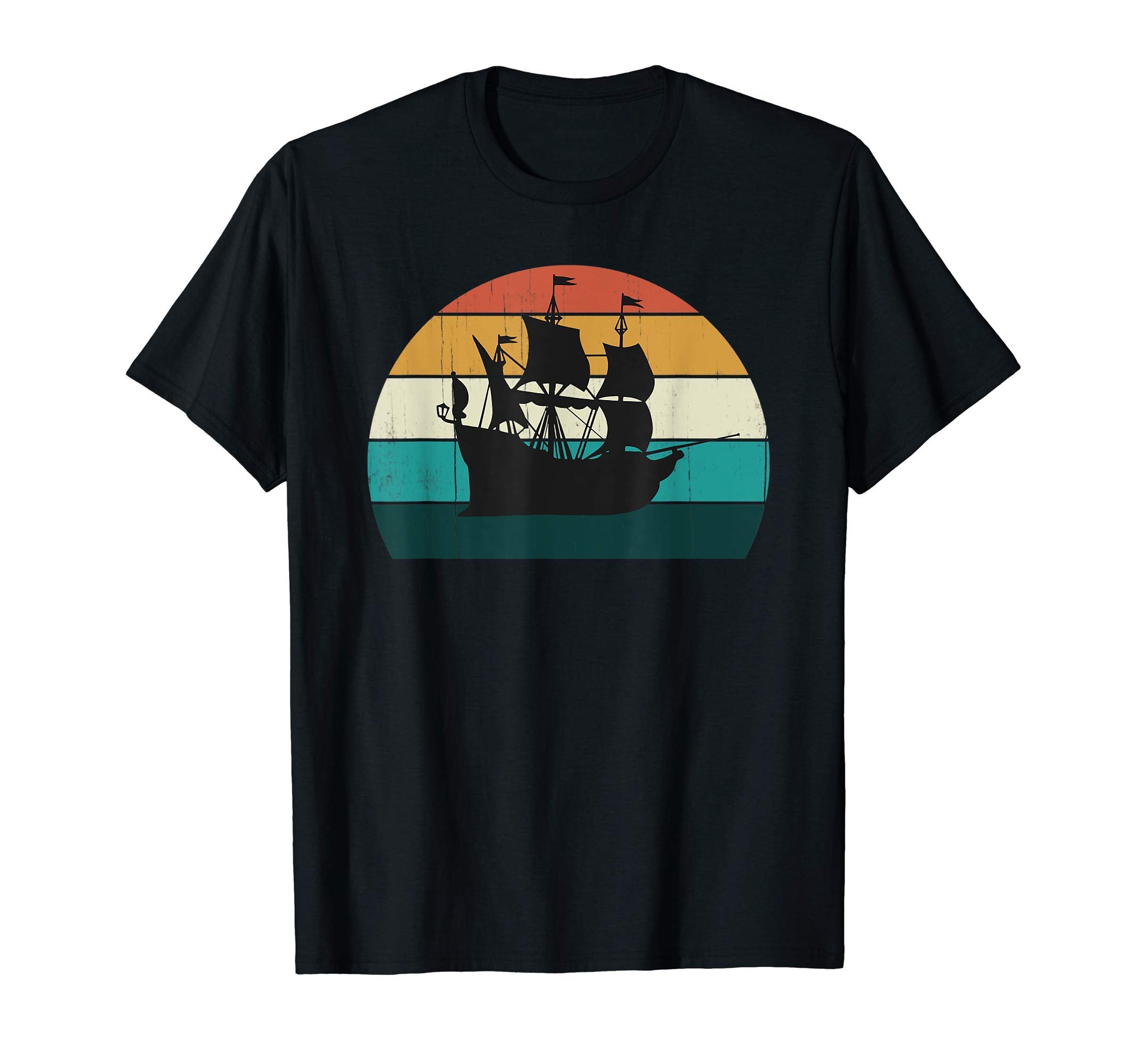 Ship Sunset Sailing Boat Galleons T-Shirt - Streetwear Style Men Women - T-Shirt, Sweatshirt, Hoodie
