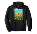 Japanese Sunflower Streetwear Tokyo Hoodie - Aesthetic Graphic for Adults - T-Shirt, Sweatshirt, Hoodie