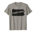 Pennsylvania Home Distressed T-Shirt - Novelty Apparel Unisex - T-Shirt, Sweatshirt, Hoodie