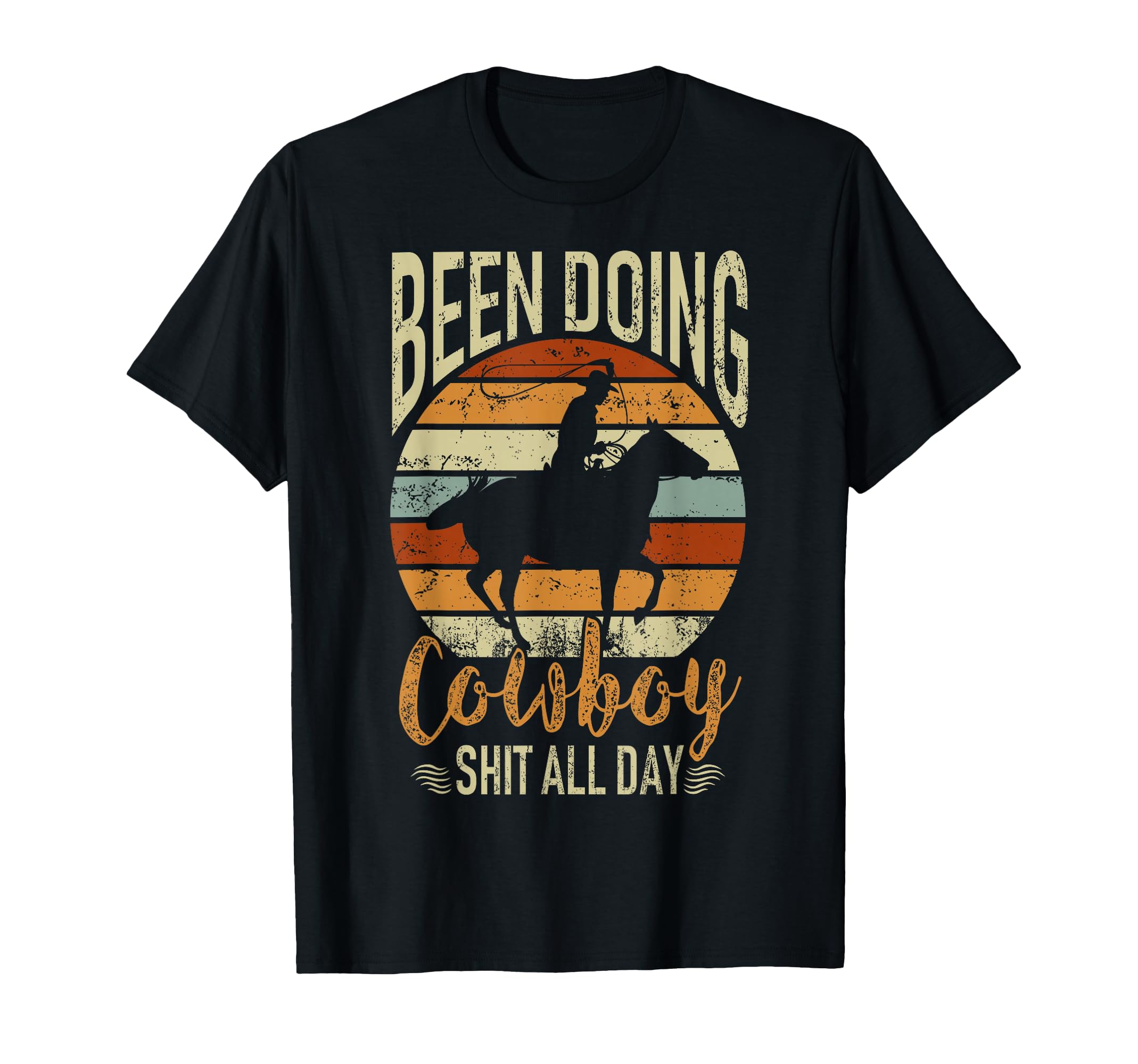 Rodeo Been Doing All Day Western Cowboy T-Shirt - Graphic Print for Adults - T-Shirt, Sweatshirt, Hoodie