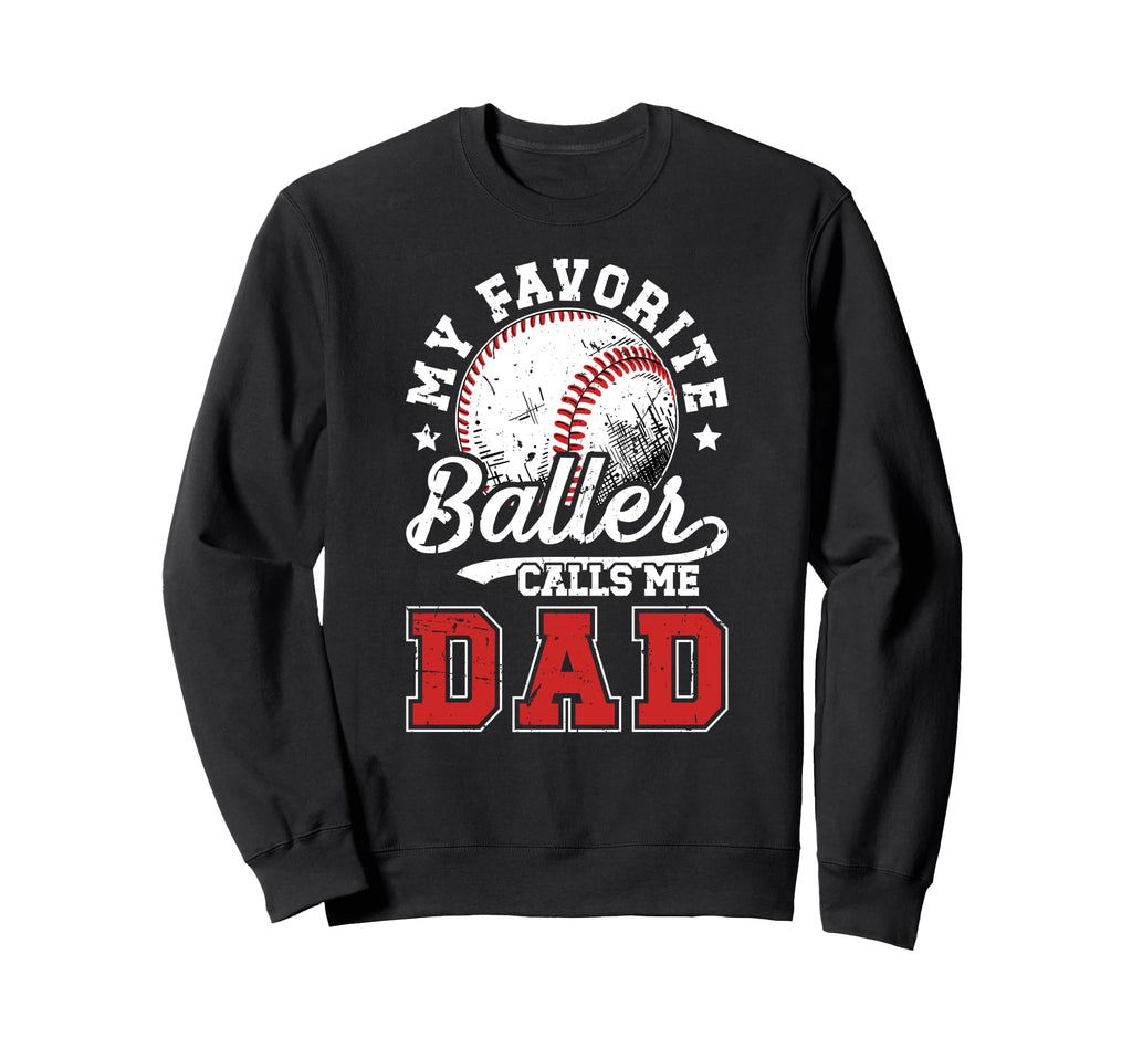 Proud Baseball Dad Baseball Sweatshirt - Aesthetic Graphic for Adults - T-Shirt, Sweatshirt, Hoodie
