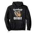 Baseball Gigi Leopard Heart Grandma Hoodie - Novelty Apparel for Adults - T-Shirt, Sweatshirt, Hoodie