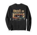 Raised Old School Hip Hop Cassette Sweatshirt - Unique Graphic for Adults - T-Shirt, Sweatshirt, Hoodie
