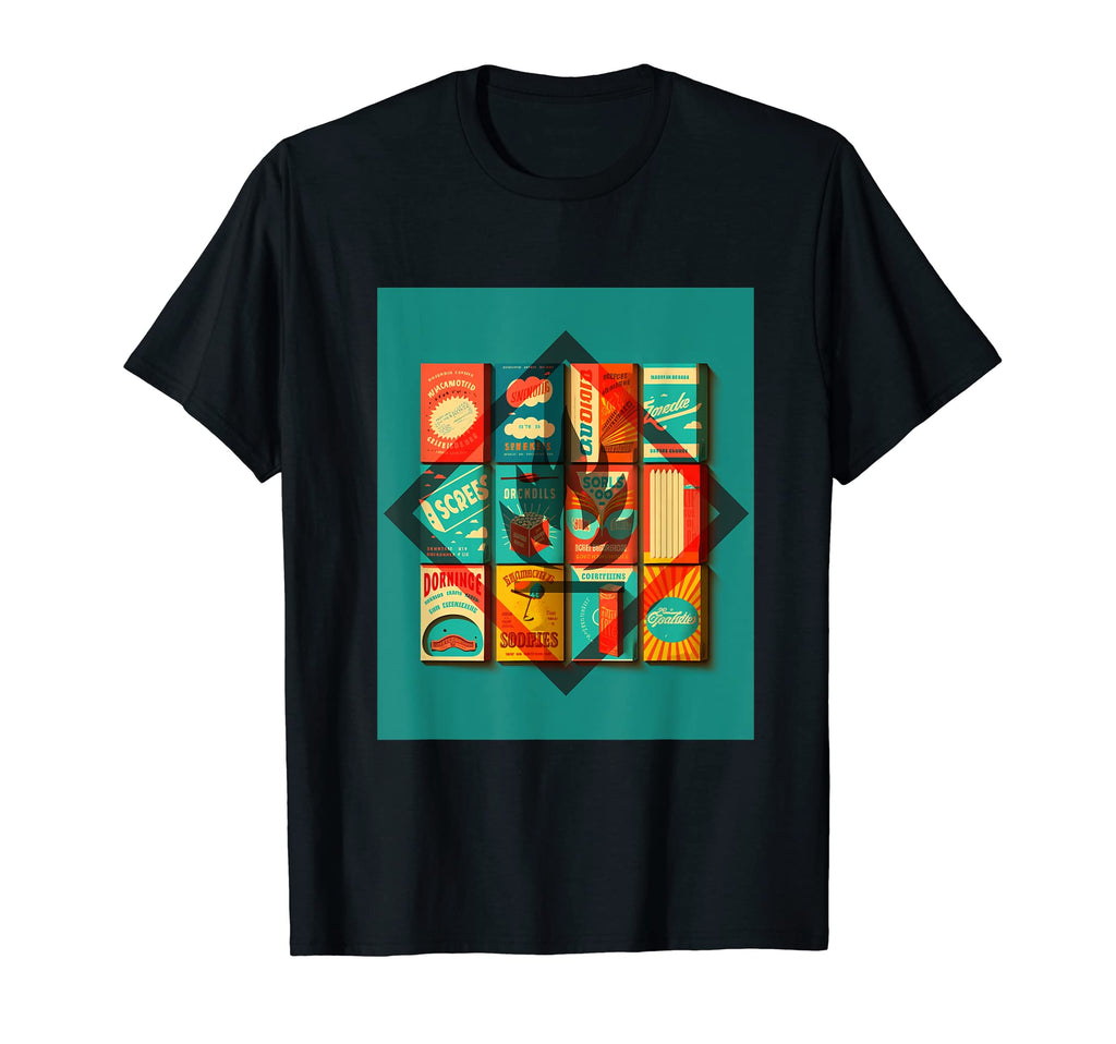 1960S Matchbook Covers Flamable T-Shirt - Fun Novelty Design Unisex - T-Shirt, Sweatshirt, Hoodie