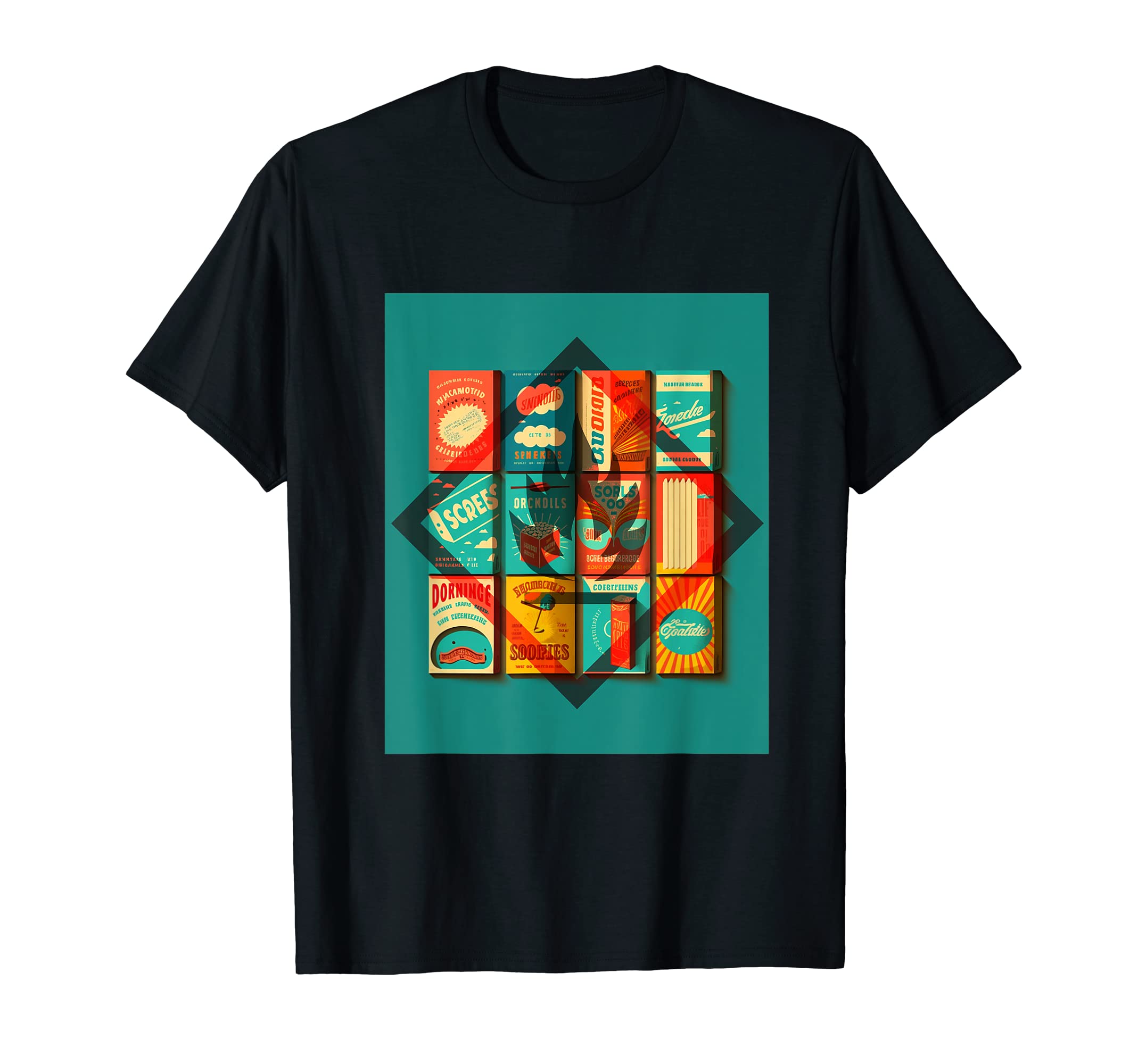 1960S Matchbook Covers Flamable T-Shirt - Fun Novelty Design Unisex - T-Shirt, Sweatshirt, Hoodie
