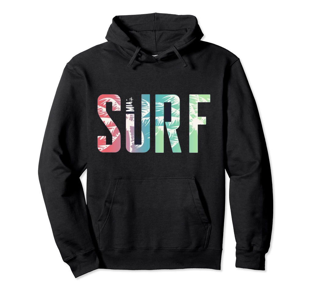 Surfer Surfboard Surf Club Hawai Beach Hoodie - Minimalist Print Men Women - T-Shirt, Sweatshirt, Hoodie