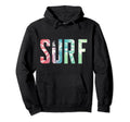 Surfer Surfboard Surf Club Hawai Beach Hoodie - Minimalist Print Men Women - T-Shirt, Sweatshirt, Hoodie