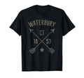 Waterbury Ct Distressed Boho Home City T-Shirt - Novelty Apparel Men Women - T-Shirt, Sweatshirt, Hoodie