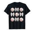 Baseball Coquette Bow Baseball Mama T-Shirt - Trendy Graphic for Adults - T-Shirt, Sweatshirt, Hoodie