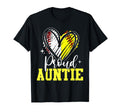 Proud Auntie Baseball Softball T-Shirt - Casual Everyday Wear for Adults - T-Shirt, Sweatshirt, Hoodie