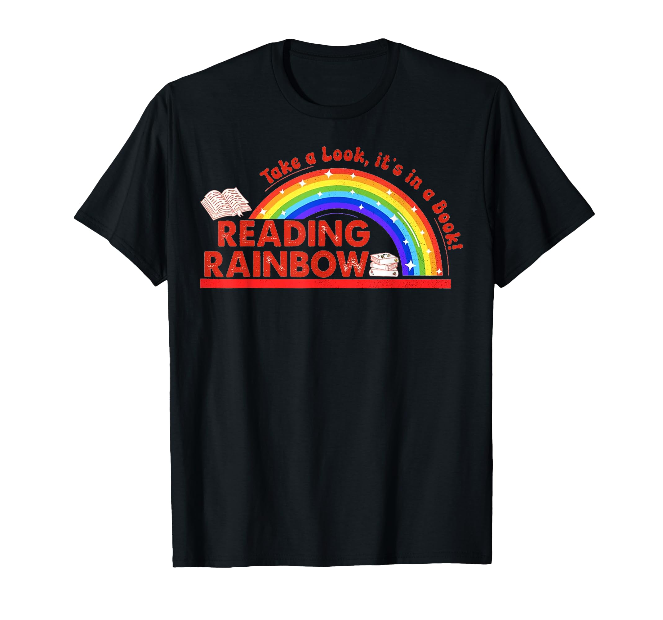 Rainbow Take Its Book Reading Bookworm T-Shirt - Trendy Graphic for Adults - T-Shirt, Sweatshirt, Hoodie